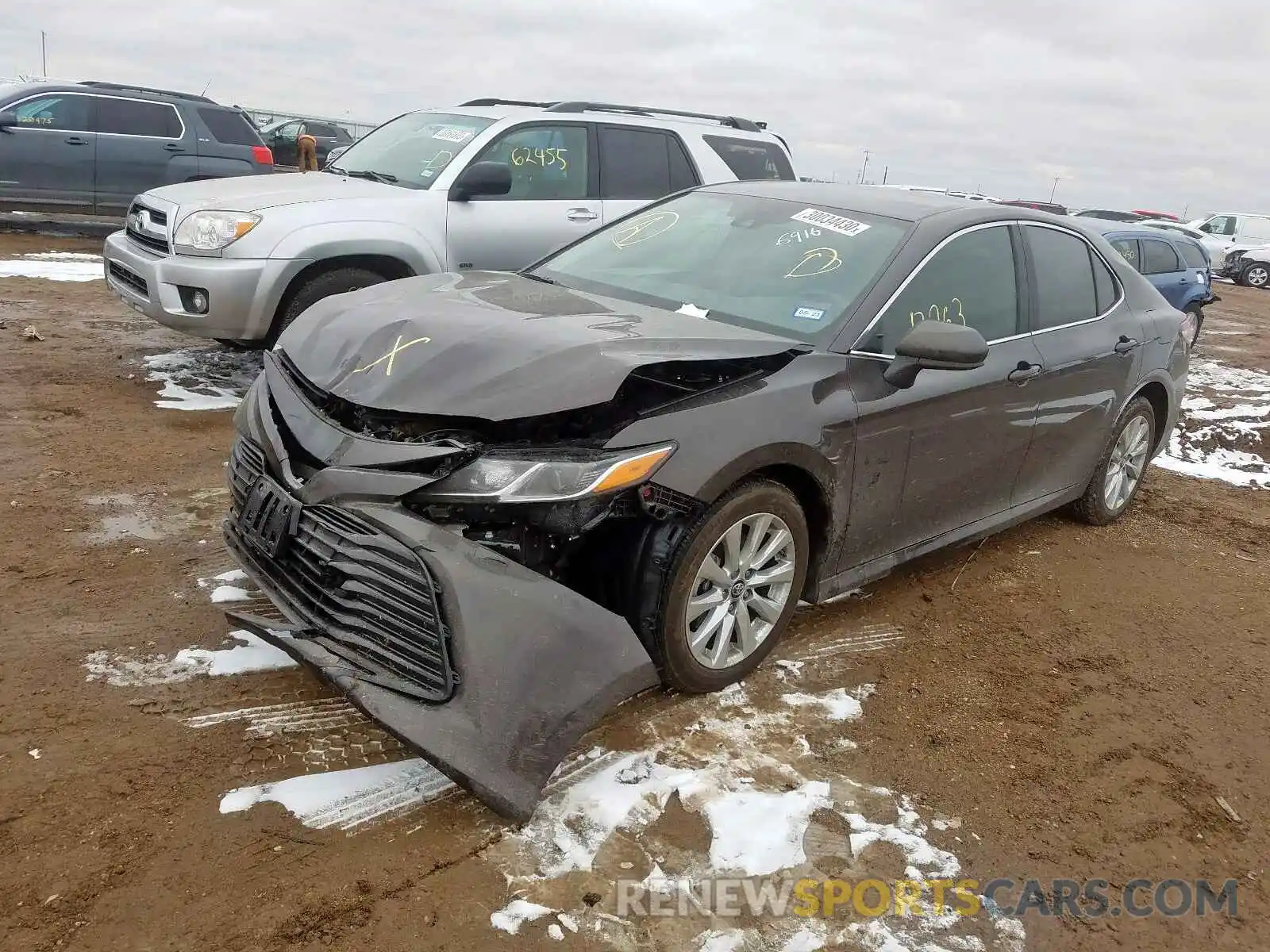 2 Photograph of a damaged car 4T1B11HK1KU256916 TOYOTA CAMRY 2019