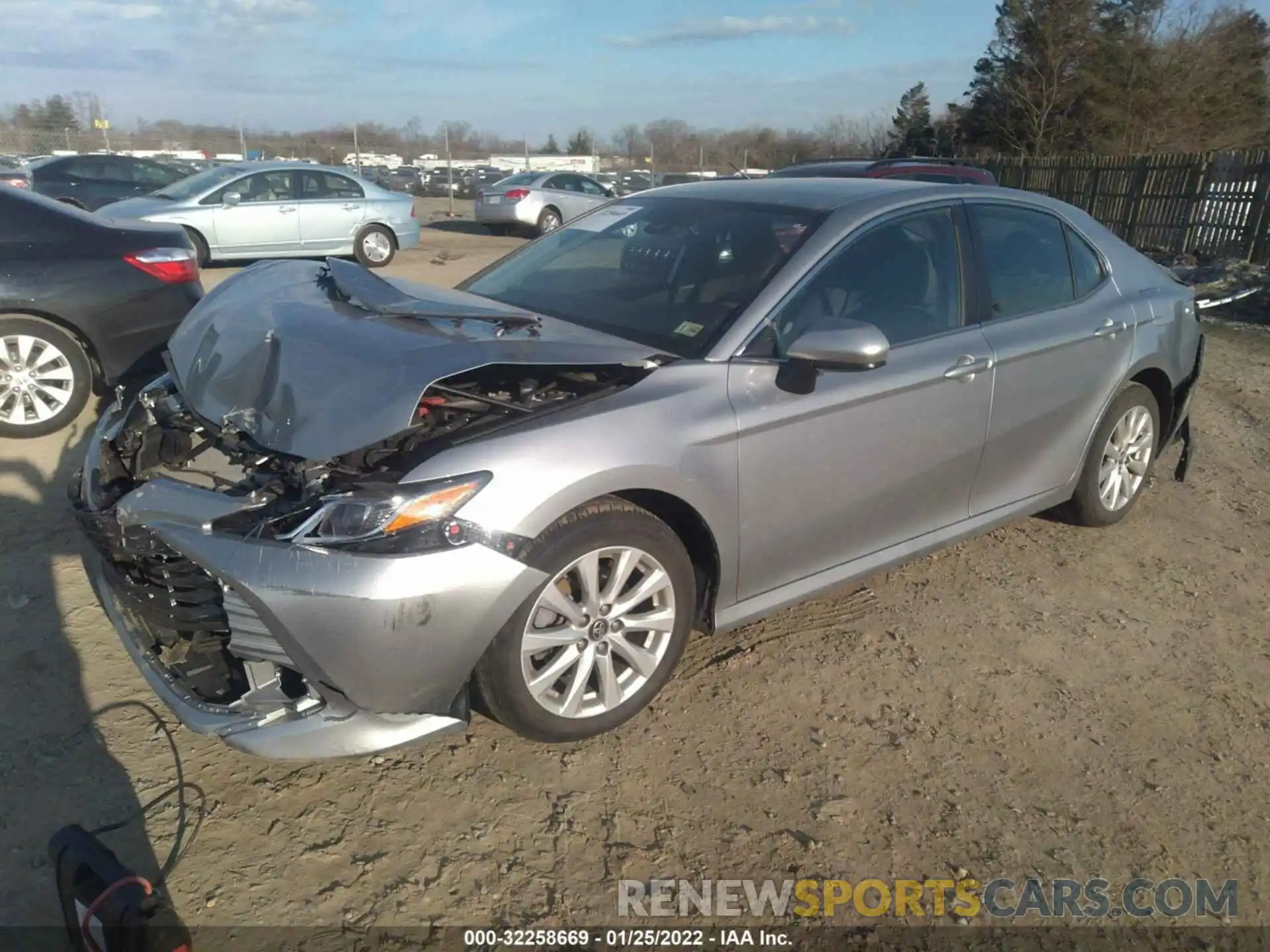 2 Photograph of a damaged car 4T1B11HK1KU257791 TOYOTA CAMRY 2019