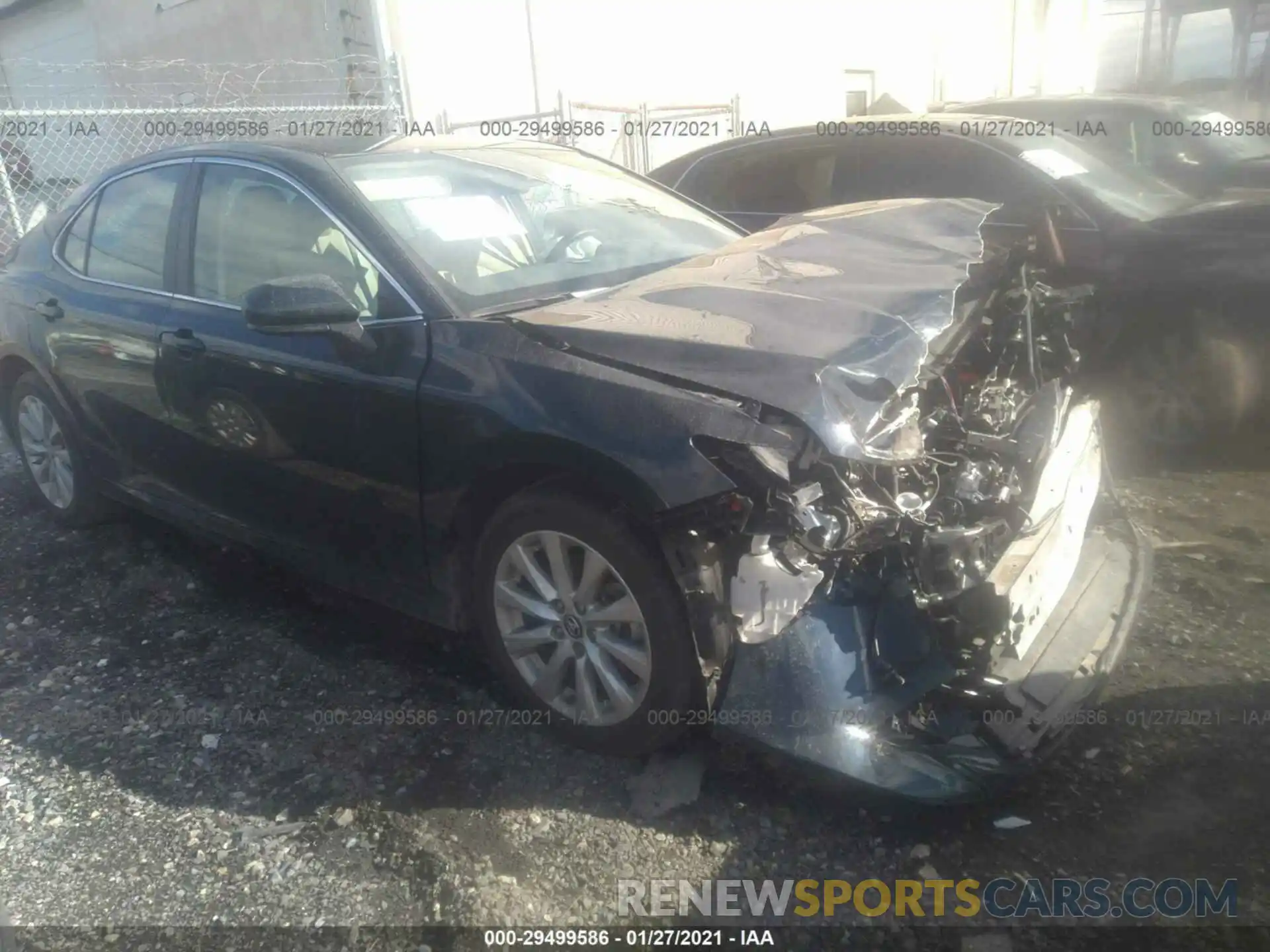 1 Photograph of a damaged car 4T1B11HK1KU258536 TOYOTA CAMRY 2019