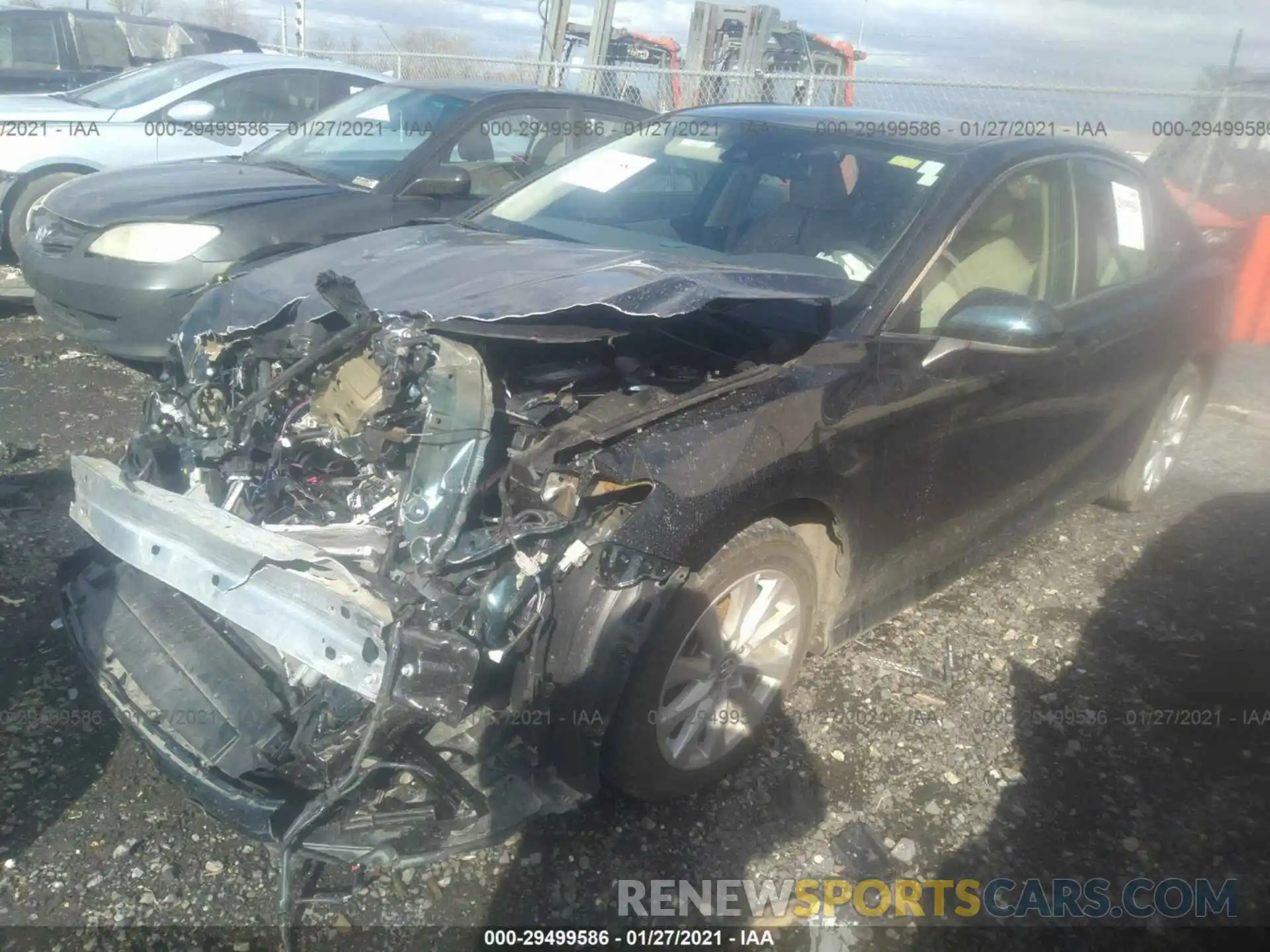 2 Photograph of a damaged car 4T1B11HK1KU258536 TOYOTA CAMRY 2019