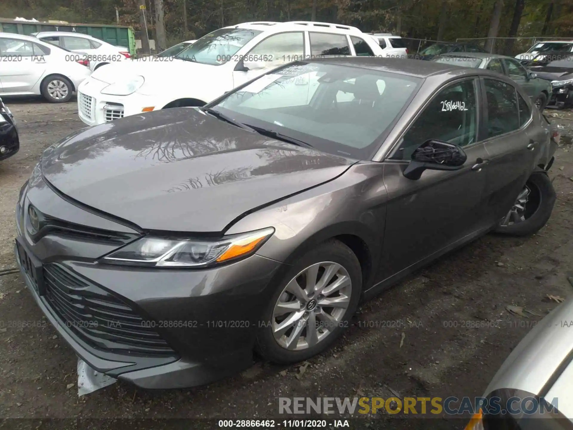 2 Photograph of a damaged car 4T1B11HK1KU259055 TOYOTA CAMRY 2019