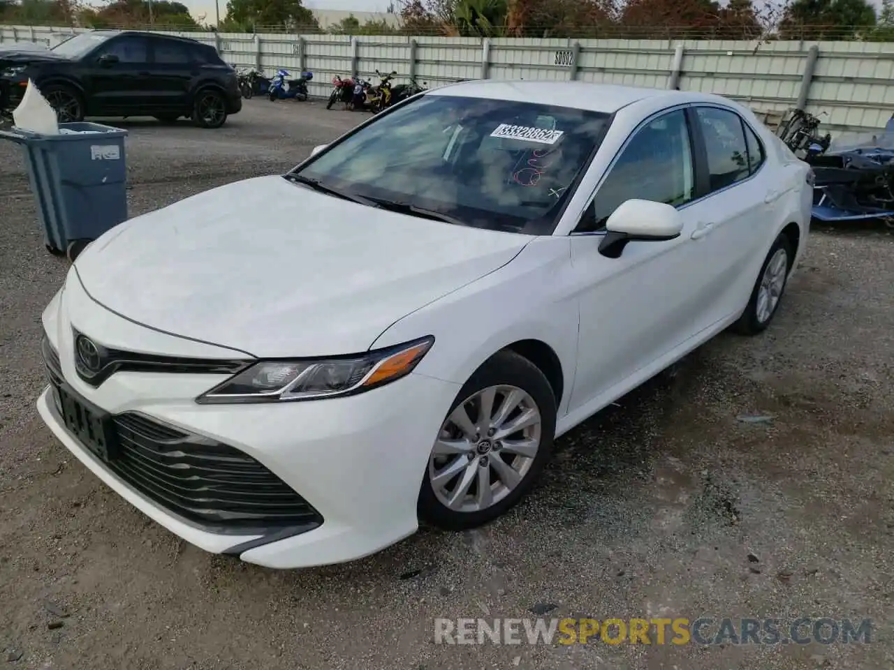 2 Photograph of a damaged car 4T1B11HK1KU263798 TOYOTA CAMRY 2019