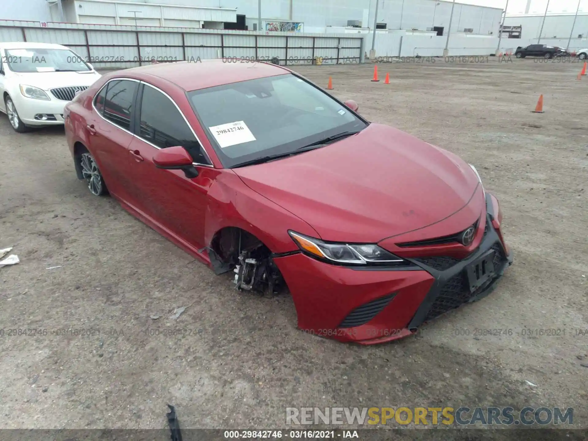 1 Photograph of a damaged car 4T1B11HK1KU264434 TOYOTA CAMRY 2019