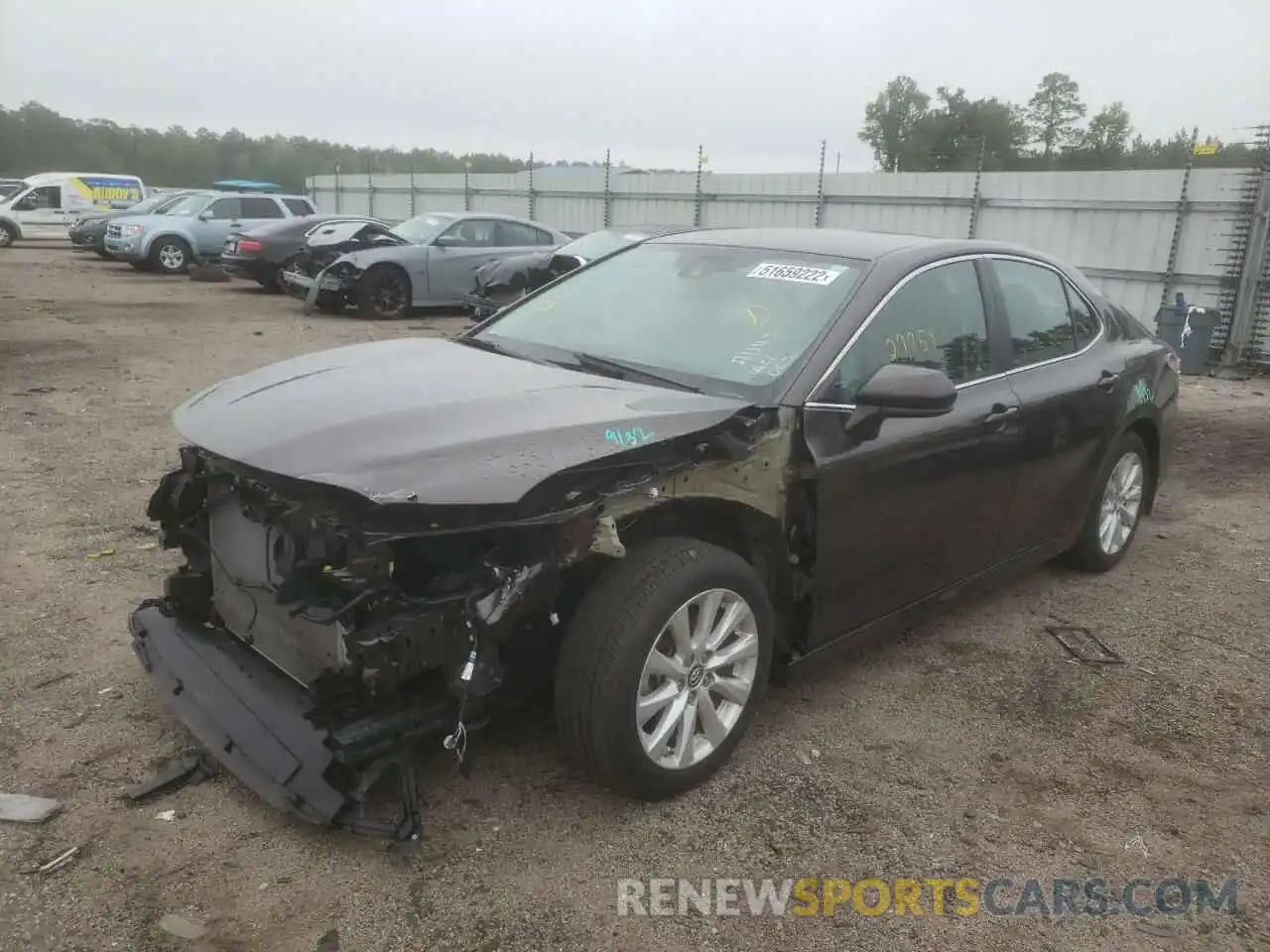 2 Photograph of a damaged car 4T1B11HK1KU265485 TOYOTA CAMRY 2019