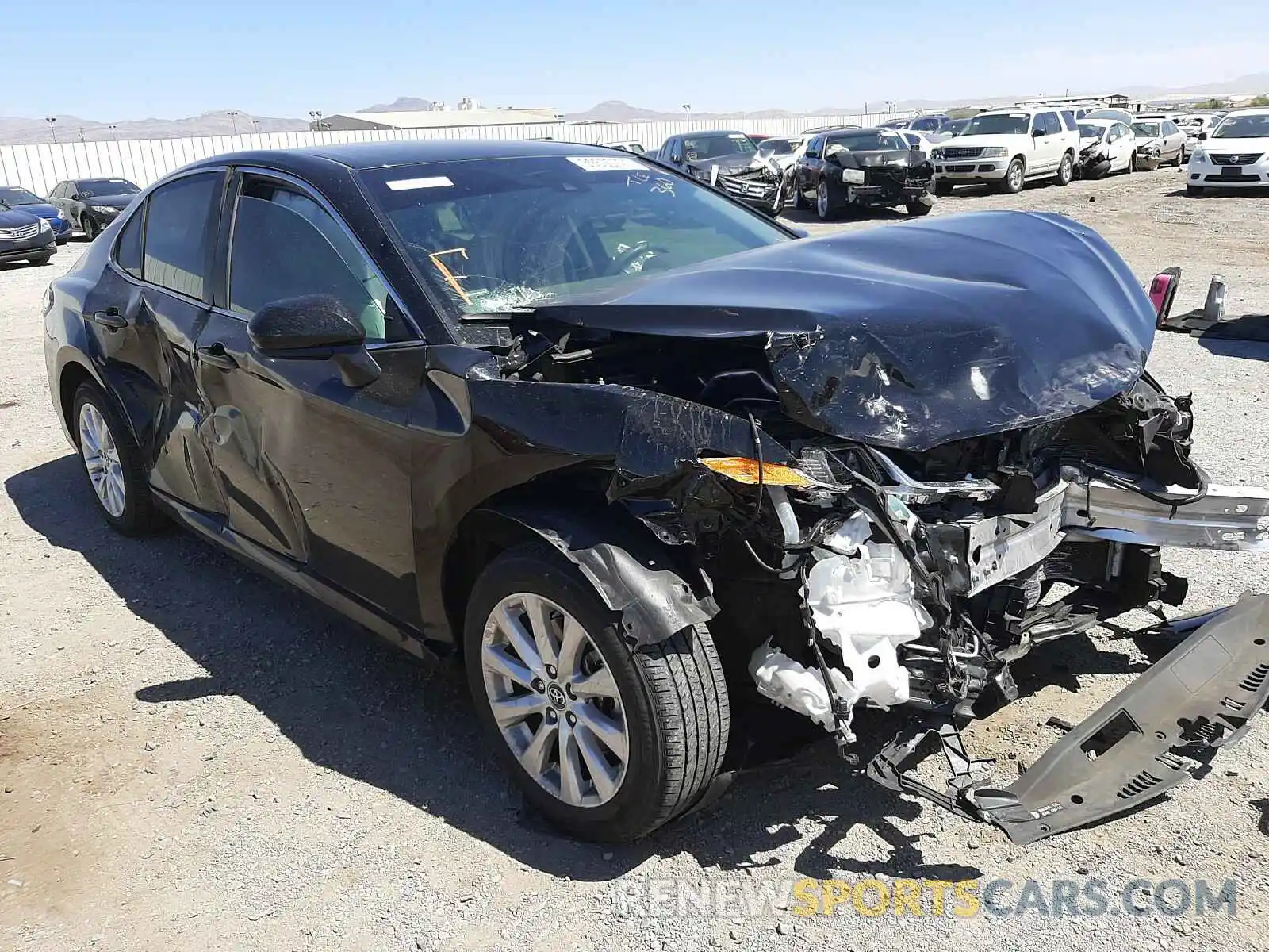 1 Photograph of a damaged car 4T1B11HK1KU265857 TOYOTA CAMRY 2019