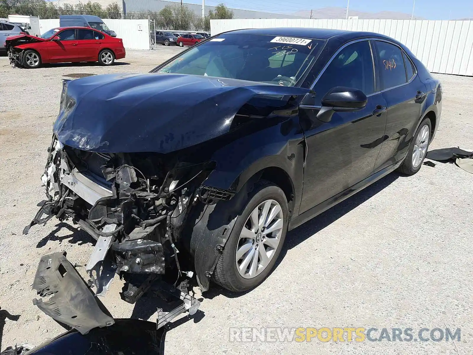 2 Photograph of a damaged car 4T1B11HK1KU265857 TOYOTA CAMRY 2019