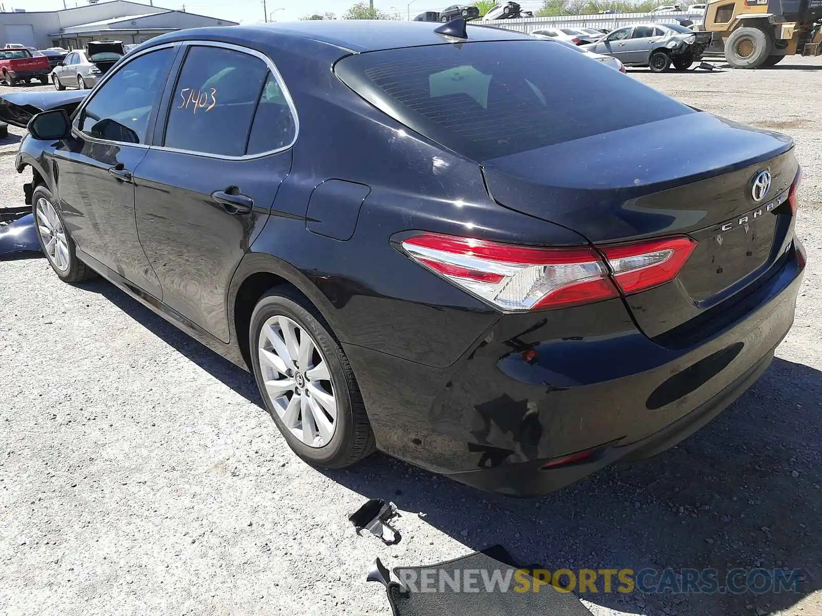 3 Photograph of a damaged car 4T1B11HK1KU265857 TOYOTA CAMRY 2019