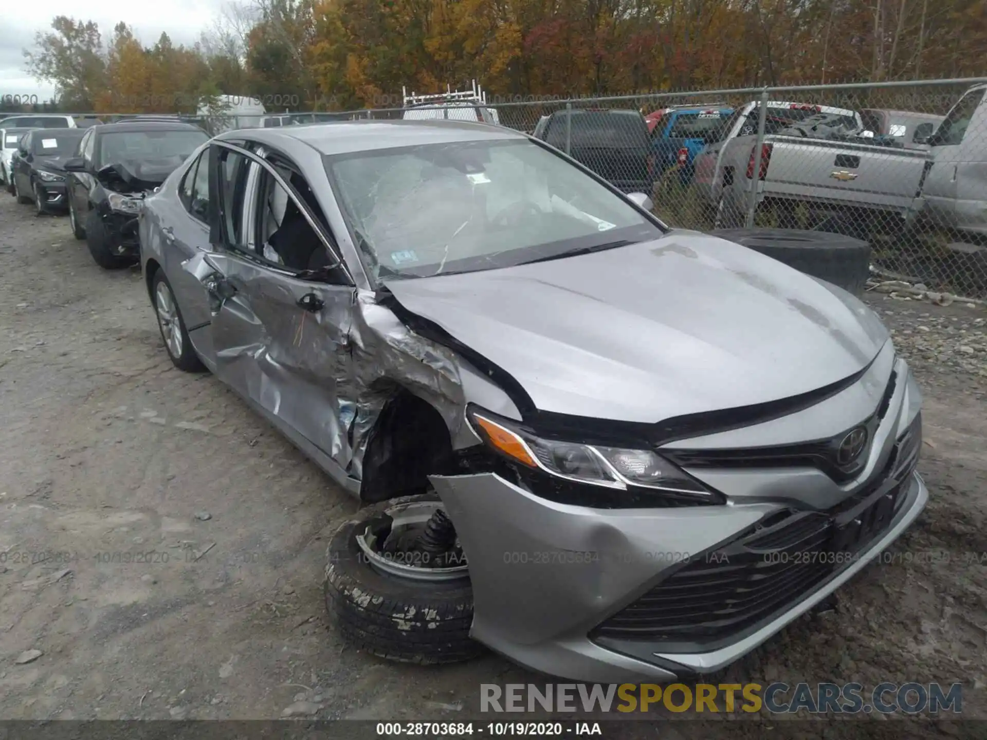 1 Photograph of a damaged car 4T1B11HK1KU266250 TOYOTA CAMRY 2019