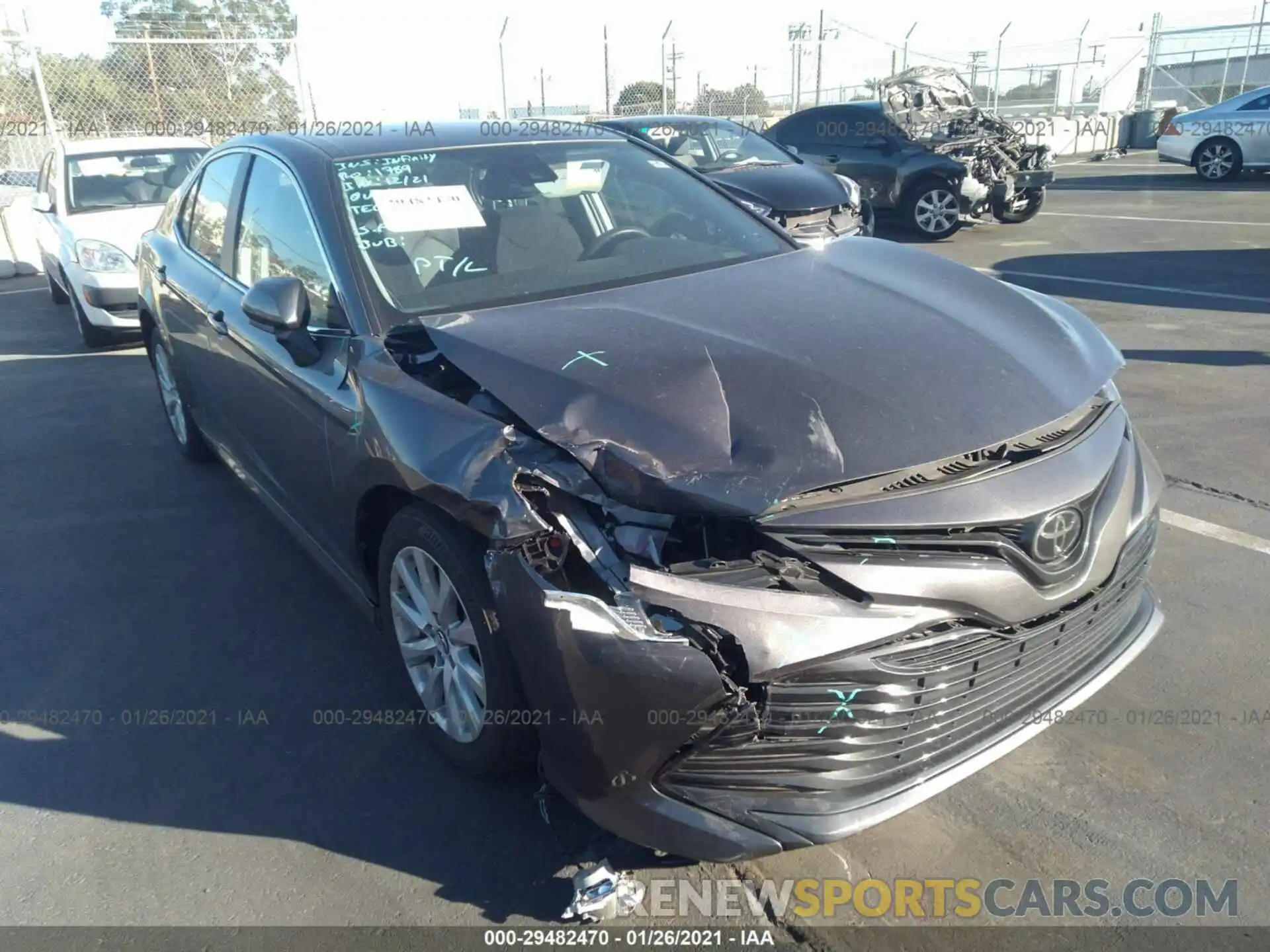 6 Photograph of a damaged car 4T1B11HK1KU267074 TOYOTA CAMRY 2019