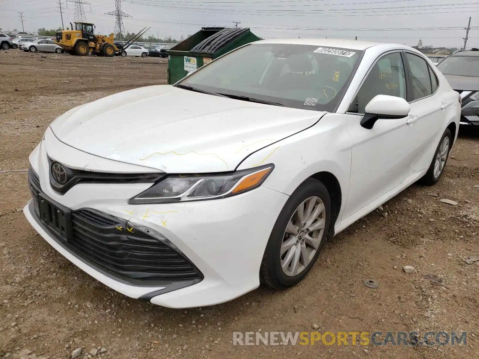 2 Photograph of a damaged car 4T1B11HK1KU267169 TOYOTA CAMRY 2019