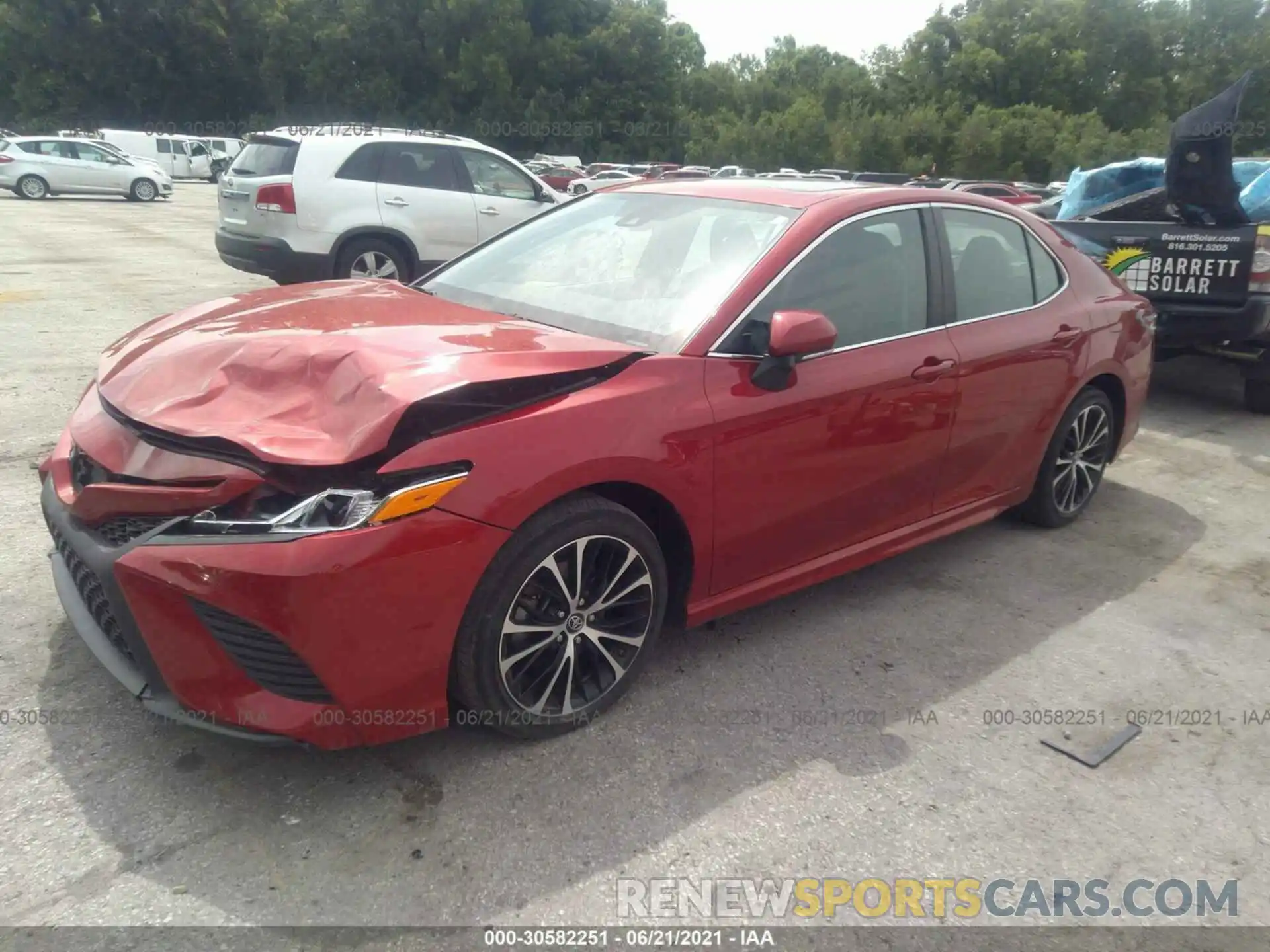 2 Photograph of a damaged car 4T1B11HK1KU267348 TOYOTA CAMRY 2019