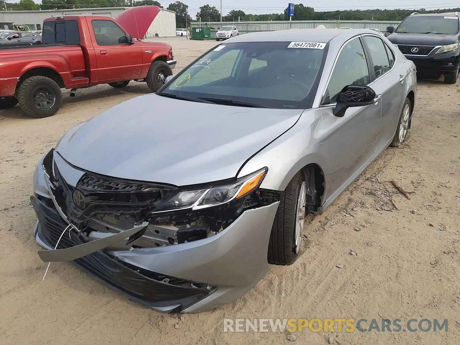 2 Photograph of a damaged car 4T1B11HK1KU269133 TOYOTA CAMRY 2019