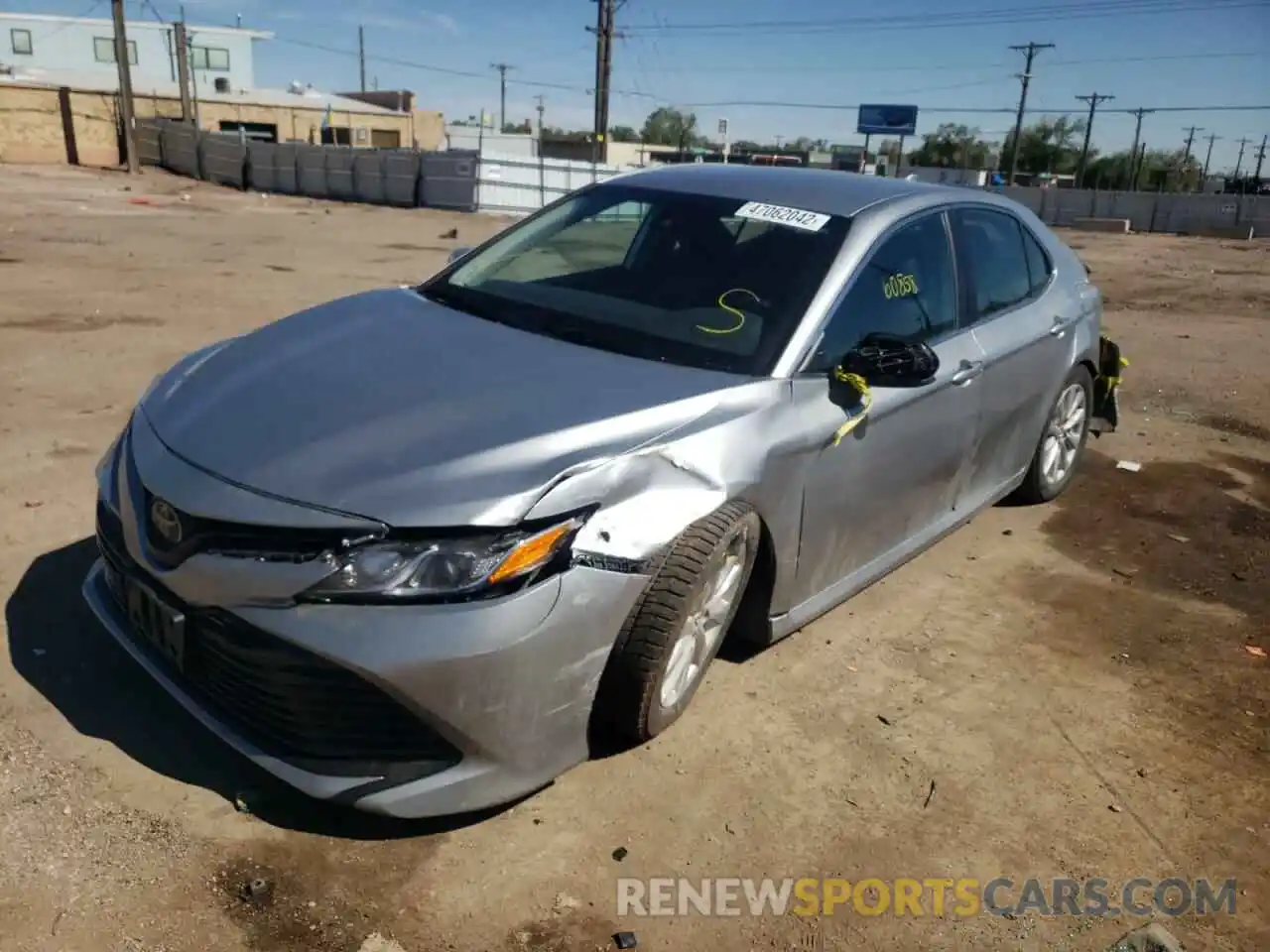 2 Photograph of a damaged car 4T1B11HK1KU270878 TOYOTA CAMRY 2019