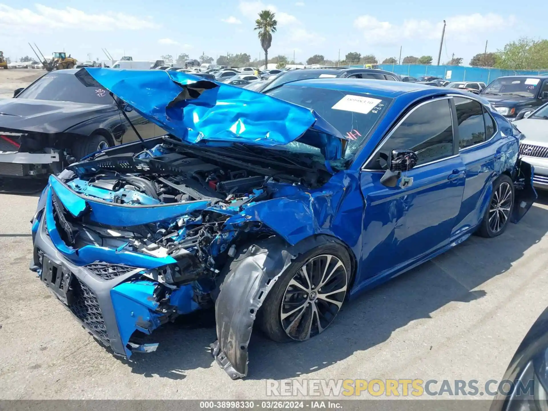 2 Photograph of a damaged car 4T1B11HK1KU272453 TOYOTA CAMRY 2019