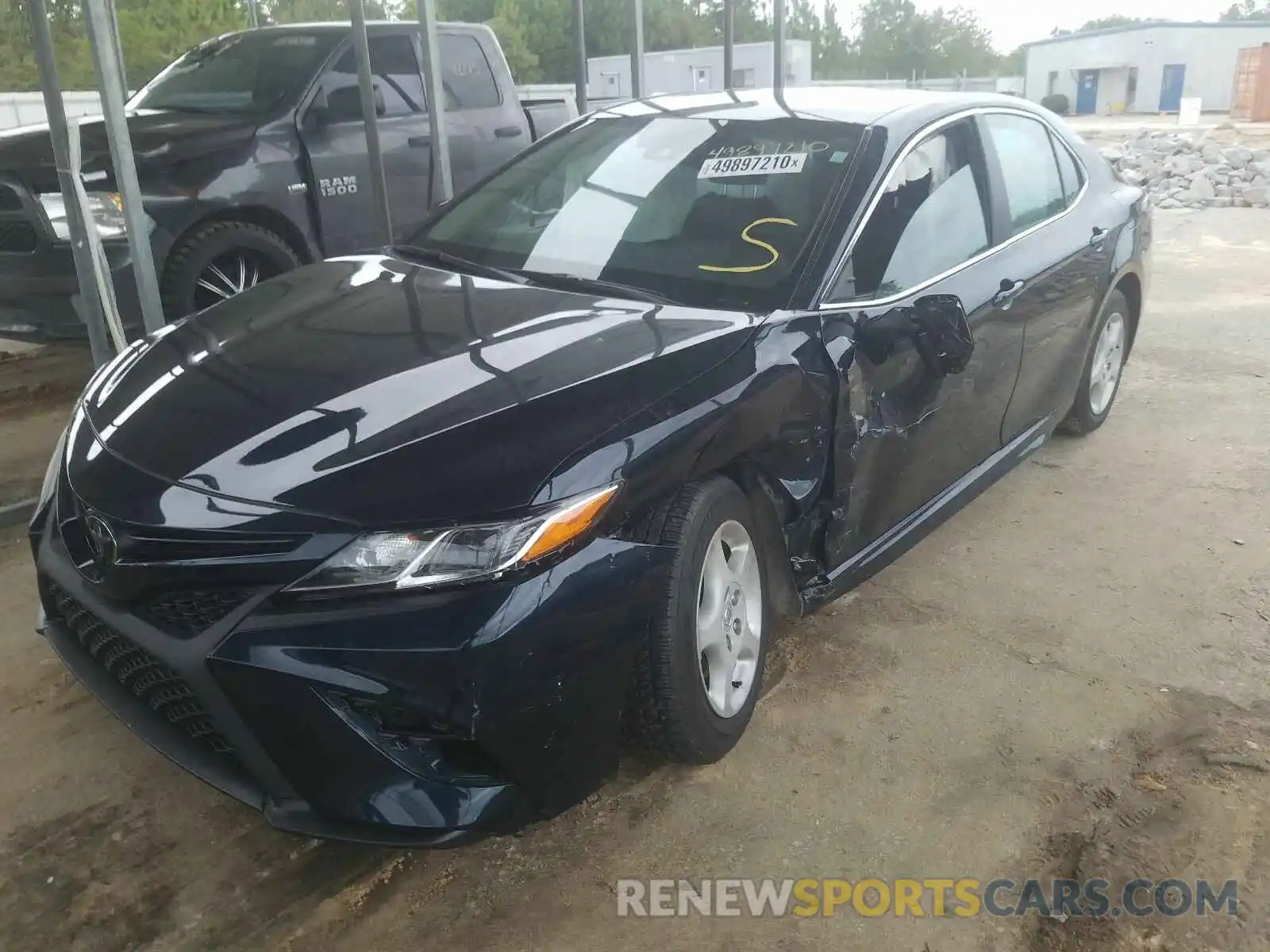 2 Photograph of a damaged car 4T1B11HK1KU276471 TOYOTA CAMRY 2019