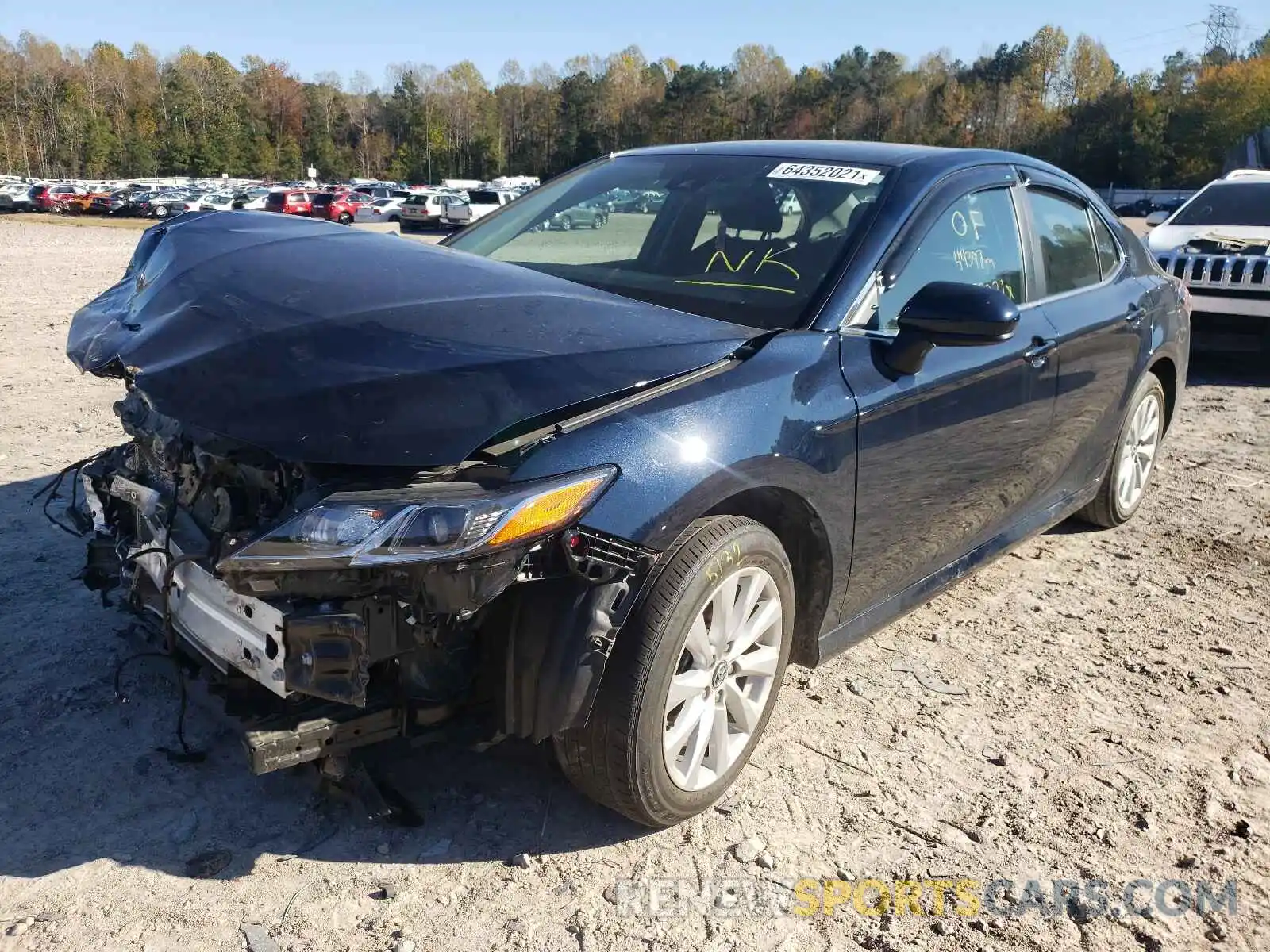 2 Photograph of a damaged car 4T1B11HK1KU277717 TOYOTA CAMRY 2019