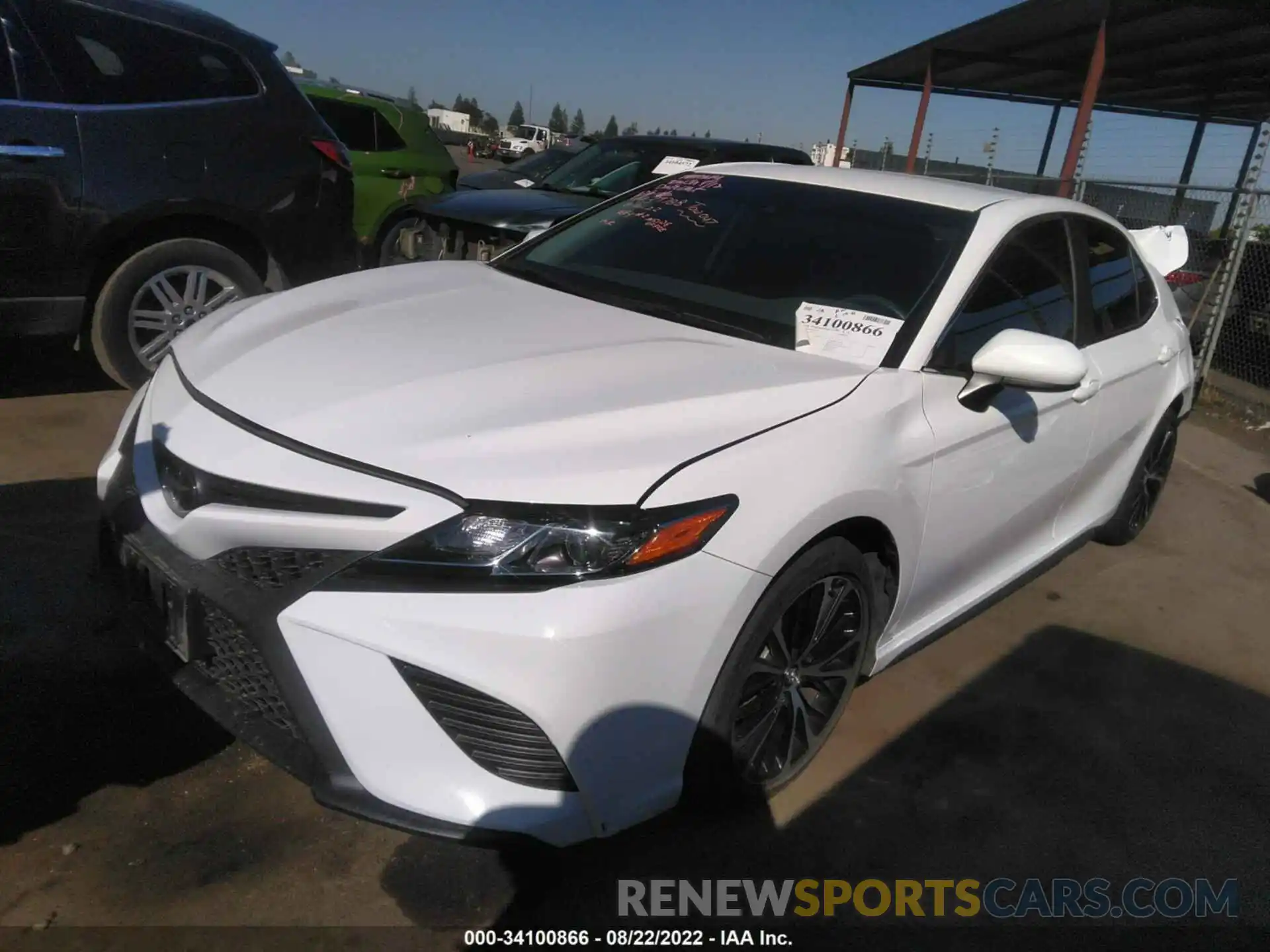 2 Photograph of a damaged car 4T1B11HK1KU277765 TOYOTA CAMRY 2019