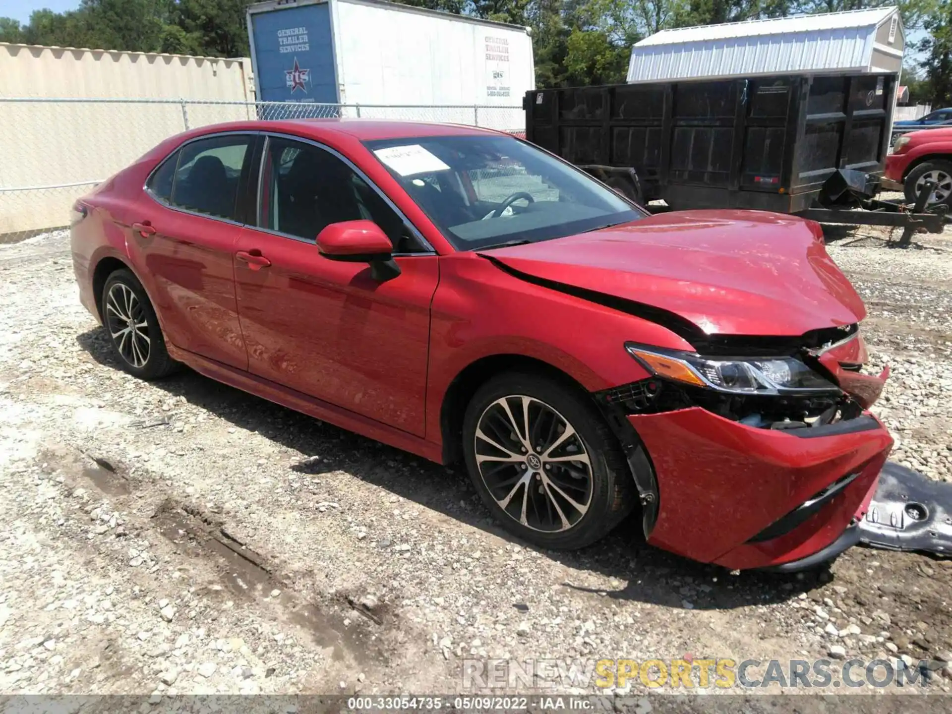 1 Photograph of a damaged car 4T1B11HK1KU281086 TOYOTA CAMRY 2019