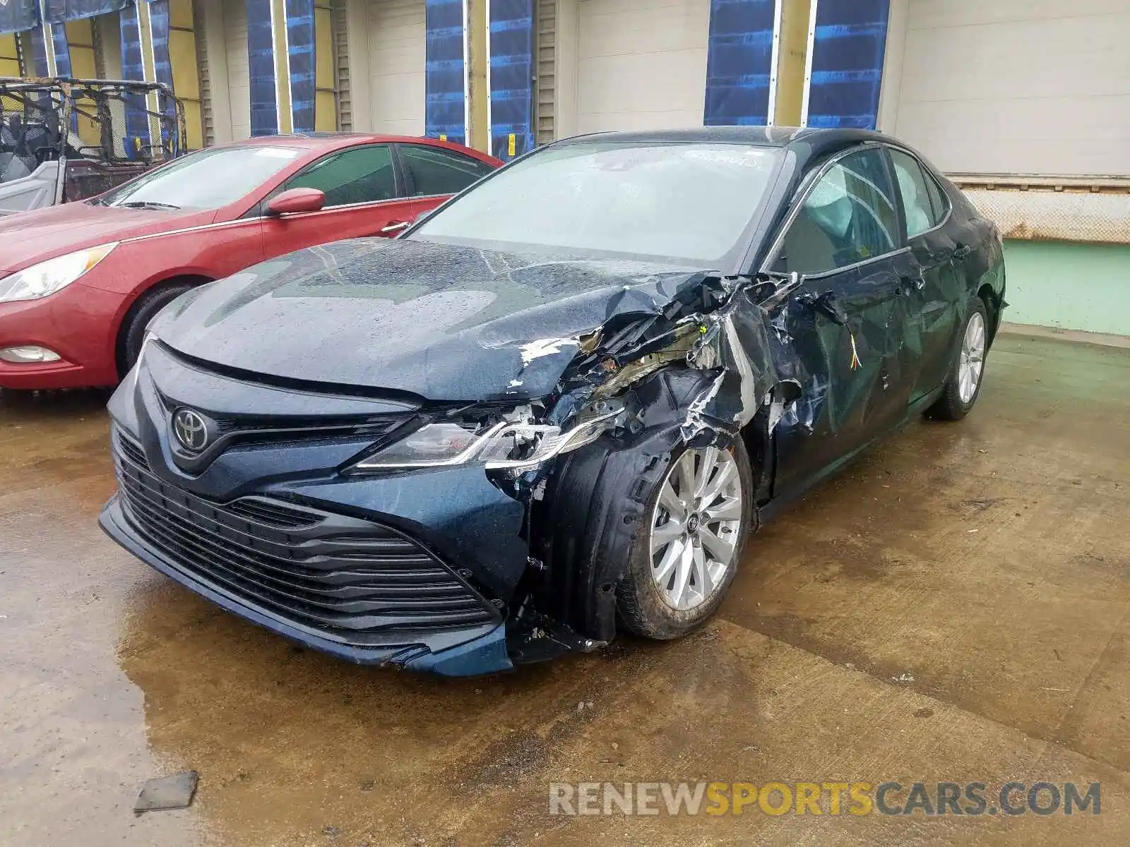 2 Photograph of a damaged car 4T1B11HK1KU281752 TOYOTA CAMRY 2019