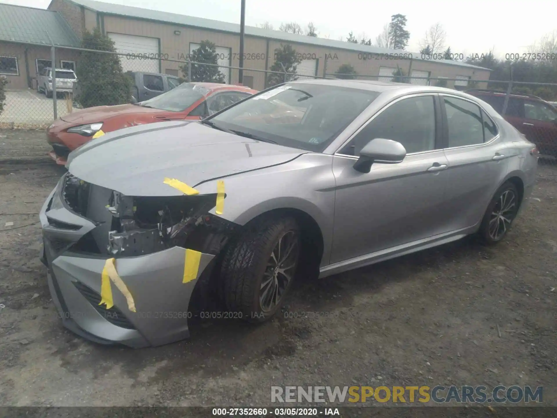 2 Photograph of a damaged car 4T1B11HK1KU283887 TOYOTA CAMRY 2019