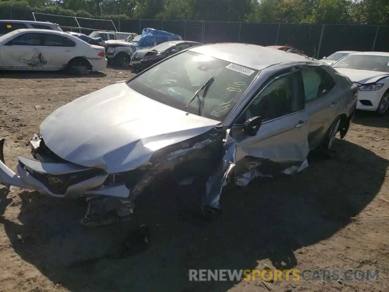 2 Photograph of a damaged car 4T1B11HK1KU286305 TOYOTA CAMRY 2019