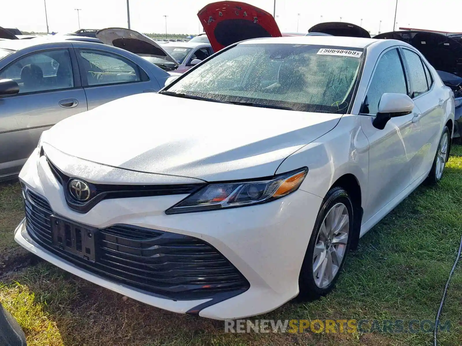 2 Photograph of a damaged car 4T1B11HK1KU288877 TOYOTA CAMRY 2019