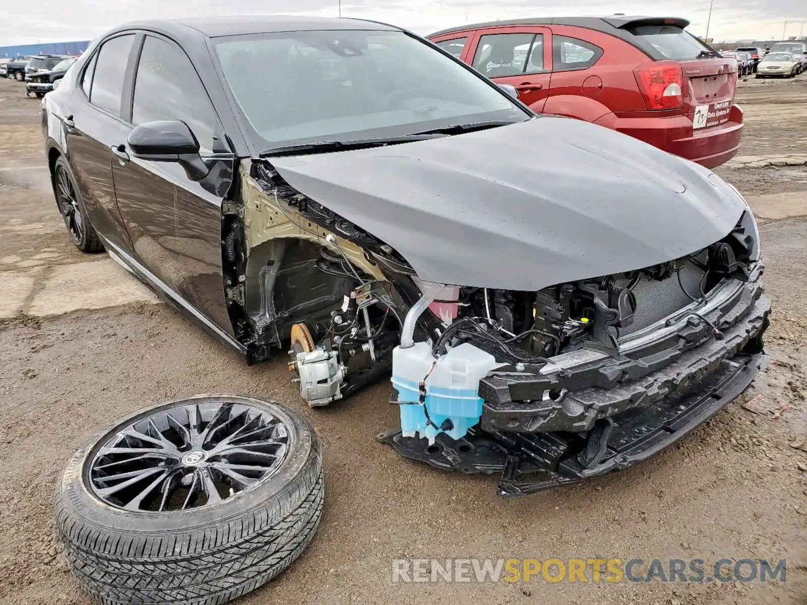 1 Photograph of a damaged car 4T1B11HK1KU290208 TOYOTA CAMRY 2019