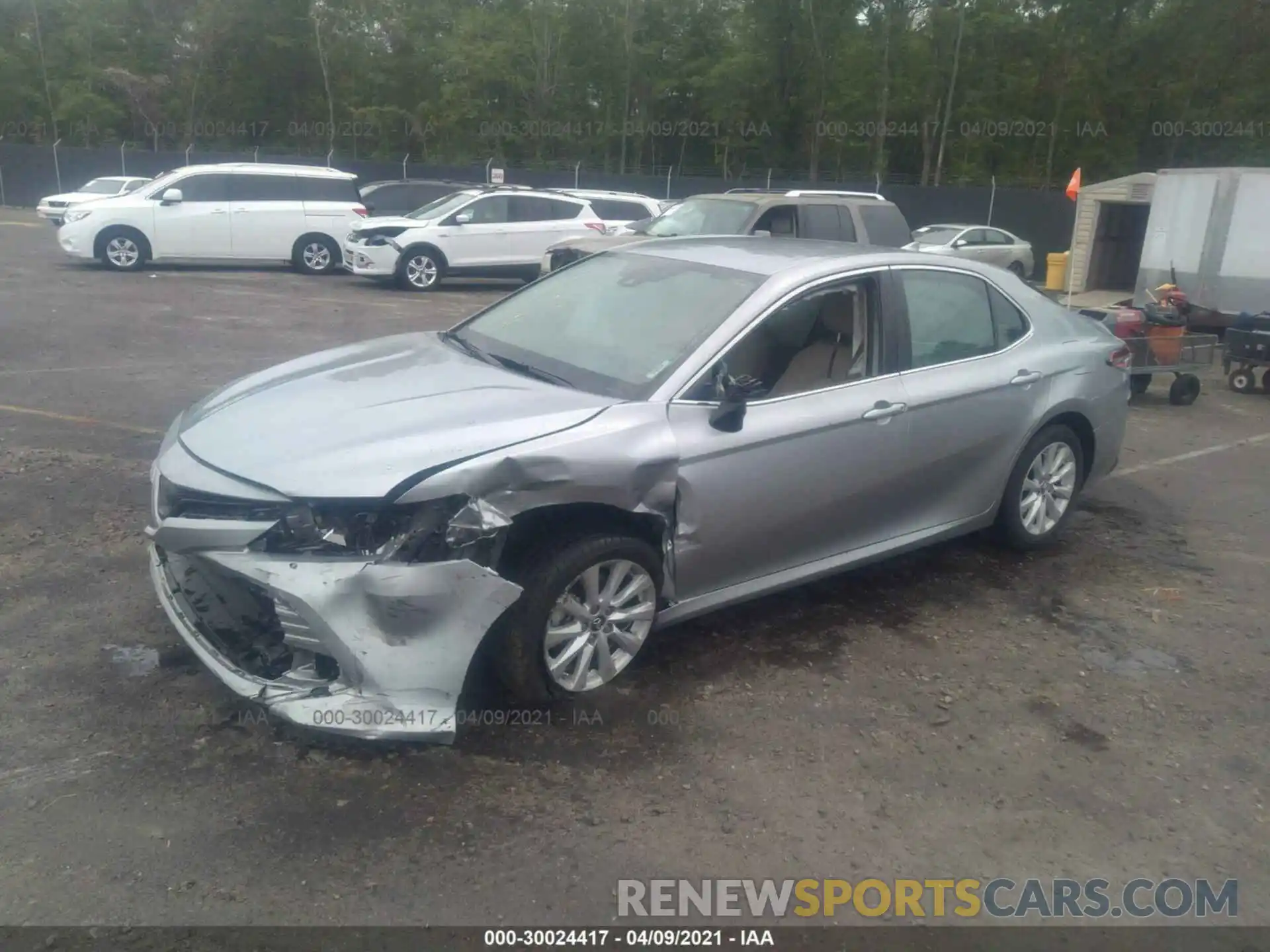 2 Photograph of a damaged car 4T1B11HK1KU291827 TOYOTA CAMRY 2019