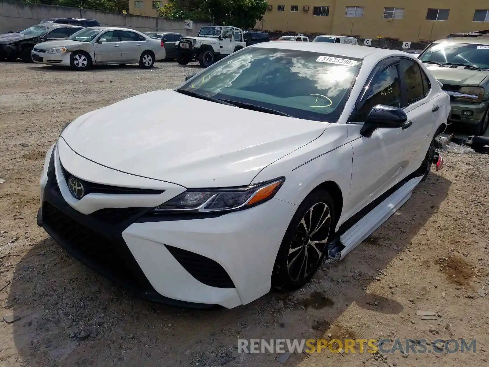 2 Photograph of a damaged car 4T1B11HK1KU294355 TOYOTA CAMRY 2019