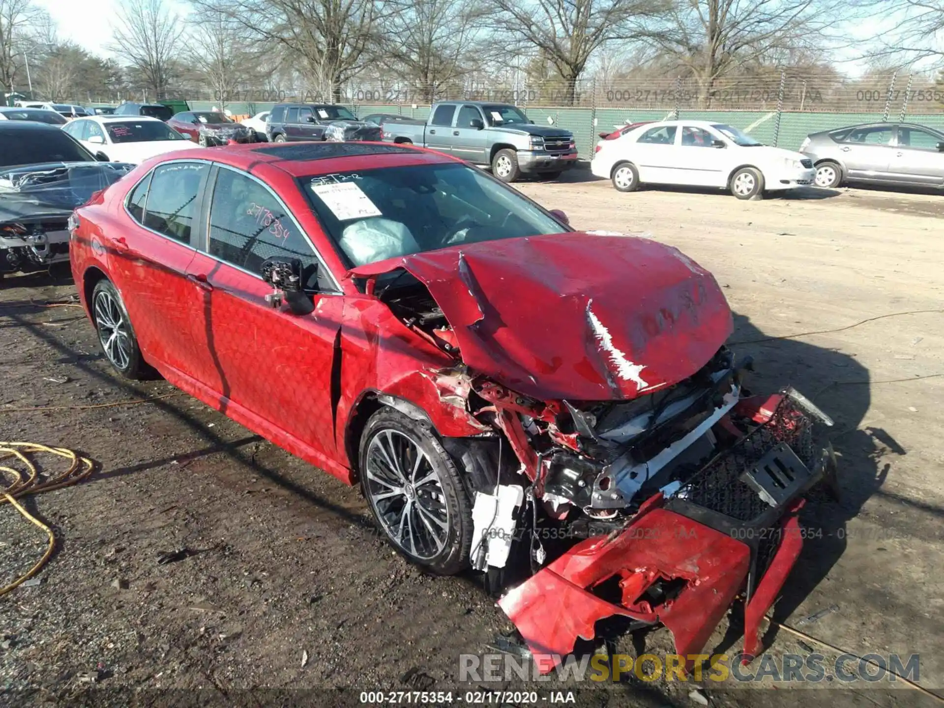 1 Photograph of a damaged car 4T1B11HK1KU296686 TOYOTA CAMRY 2019