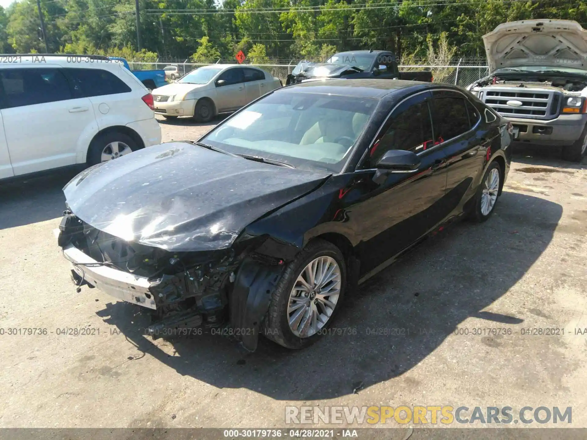 2 Photograph of a damaged car 4T1B11HK1KU299166 TOYOTA CAMRY 2019