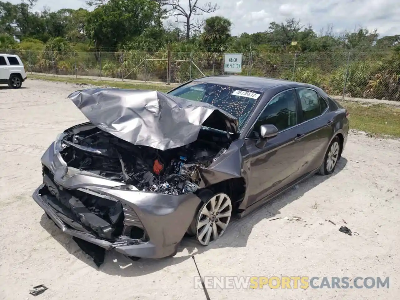 2 Photograph of a damaged car 4T1B11HK1KU678930 TOYOTA CAMRY 2019