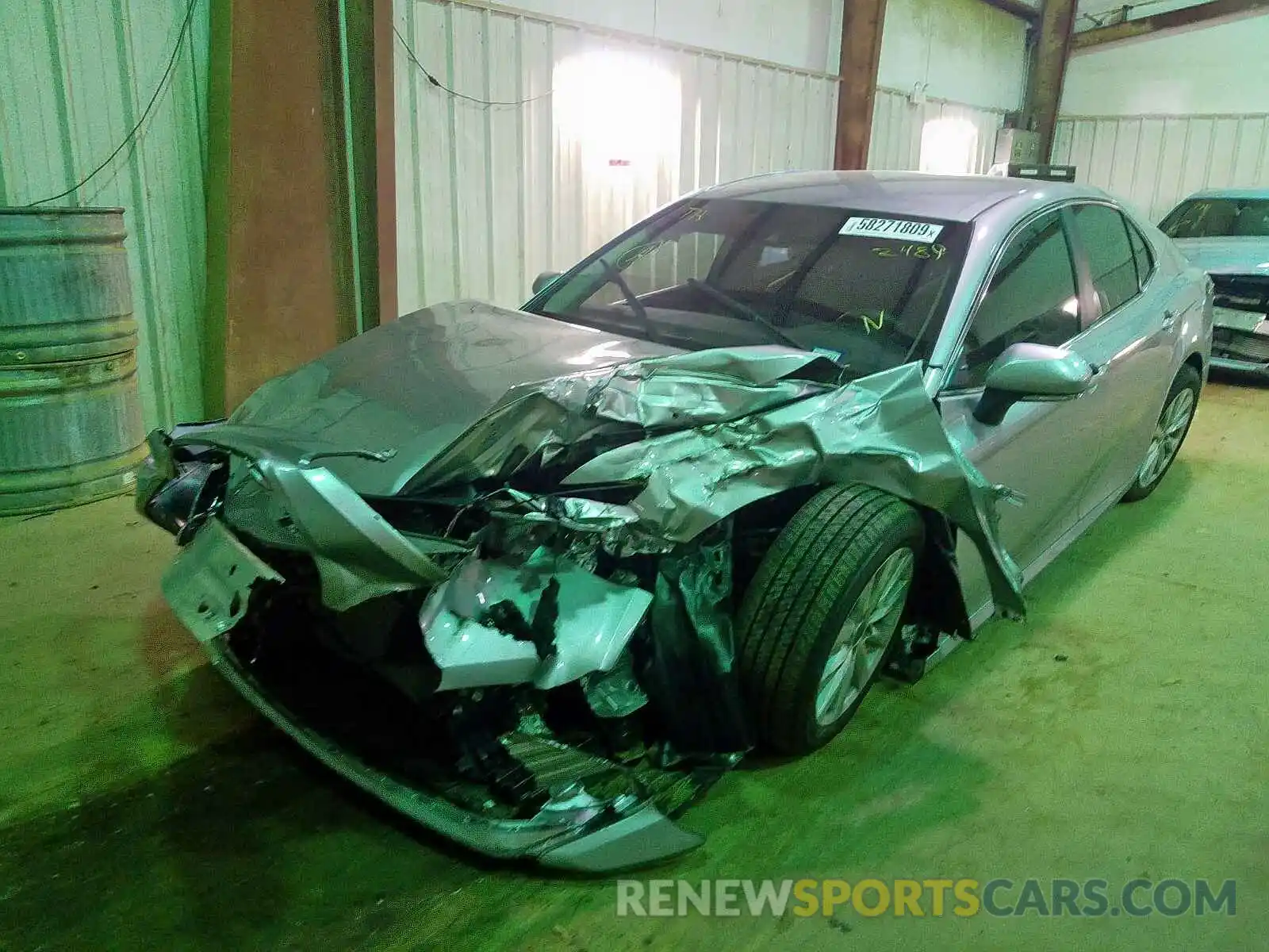 2 Photograph of a damaged car 4T1B11HK1KU682489 TOYOTA CAMRY 2019