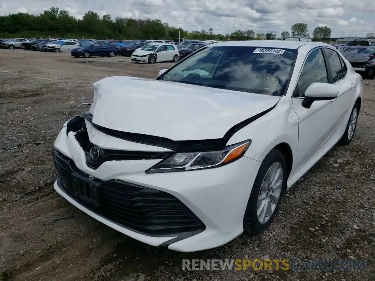 2 Photograph of a damaged car 4T1B11HK1KU686753 TOYOTA CAMRY 2019