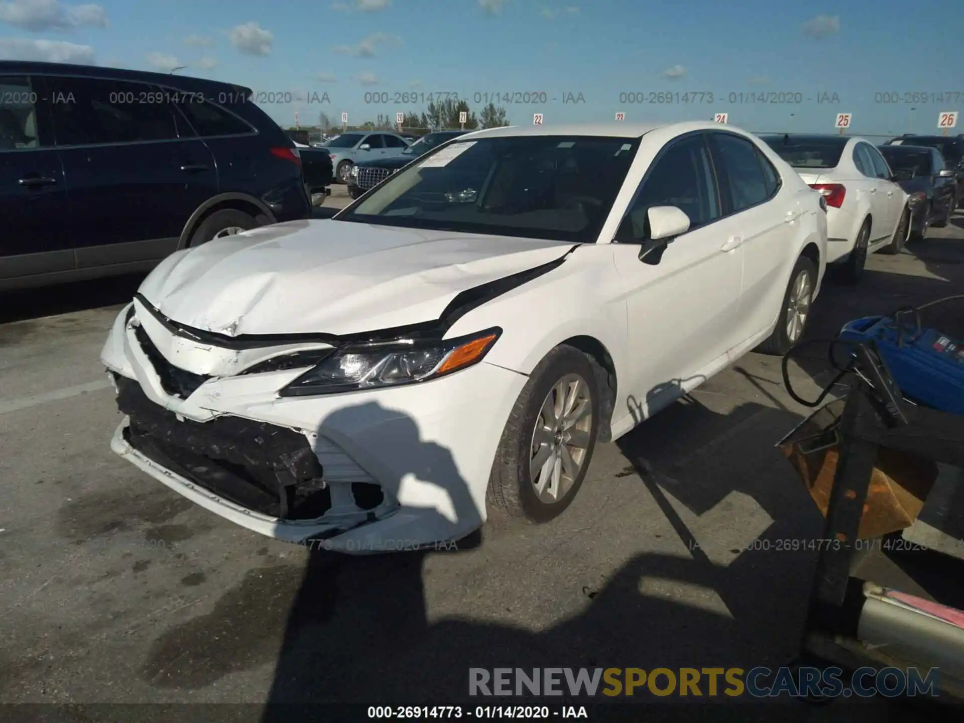 2 Photograph of a damaged car 4T1B11HK1KU686879 TOYOTA CAMRY 2019