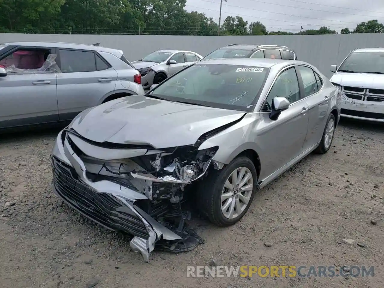 2 Photograph of a damaged car 4T1B11HK1KU687532 TOYOTA CAMRY 2019