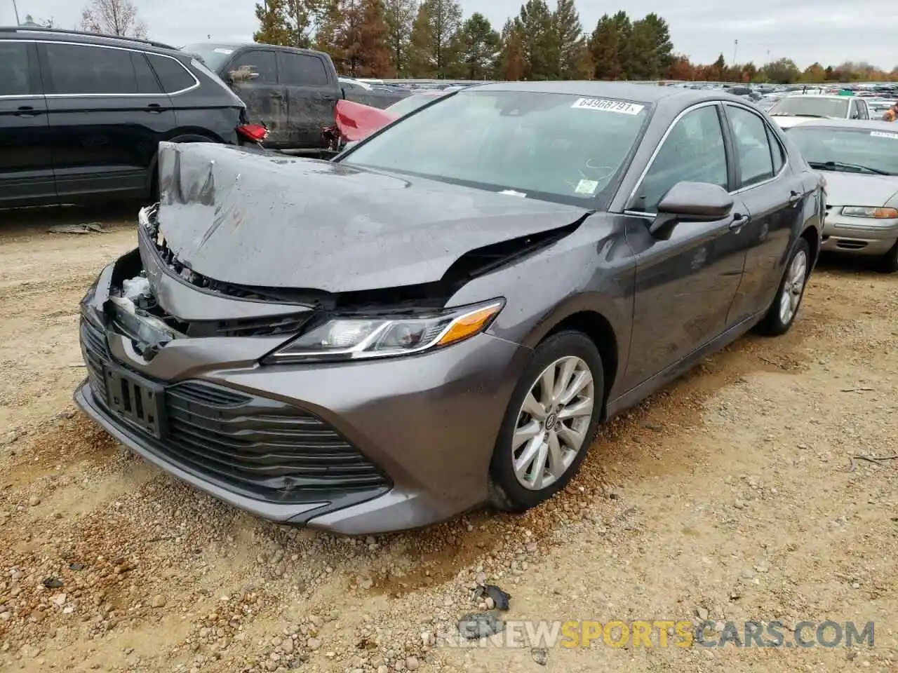 2 Photograph of a damaged car 4T1B11HK1KU688311 TOYOTA CAMRY 2019