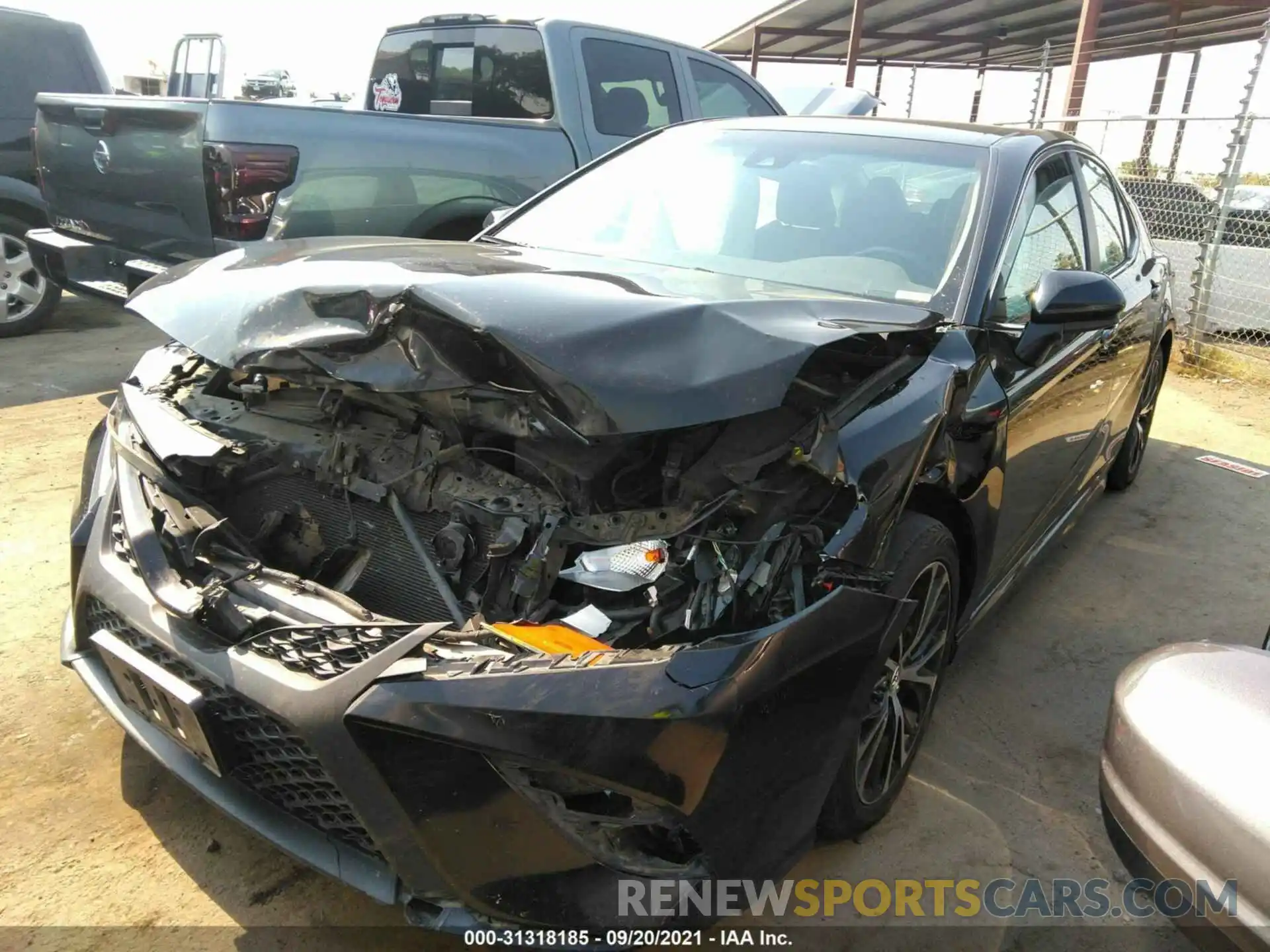 2 Photograph of a damaged car 4T1B11HK1KU689538 TOYOTA CAMRY 2019