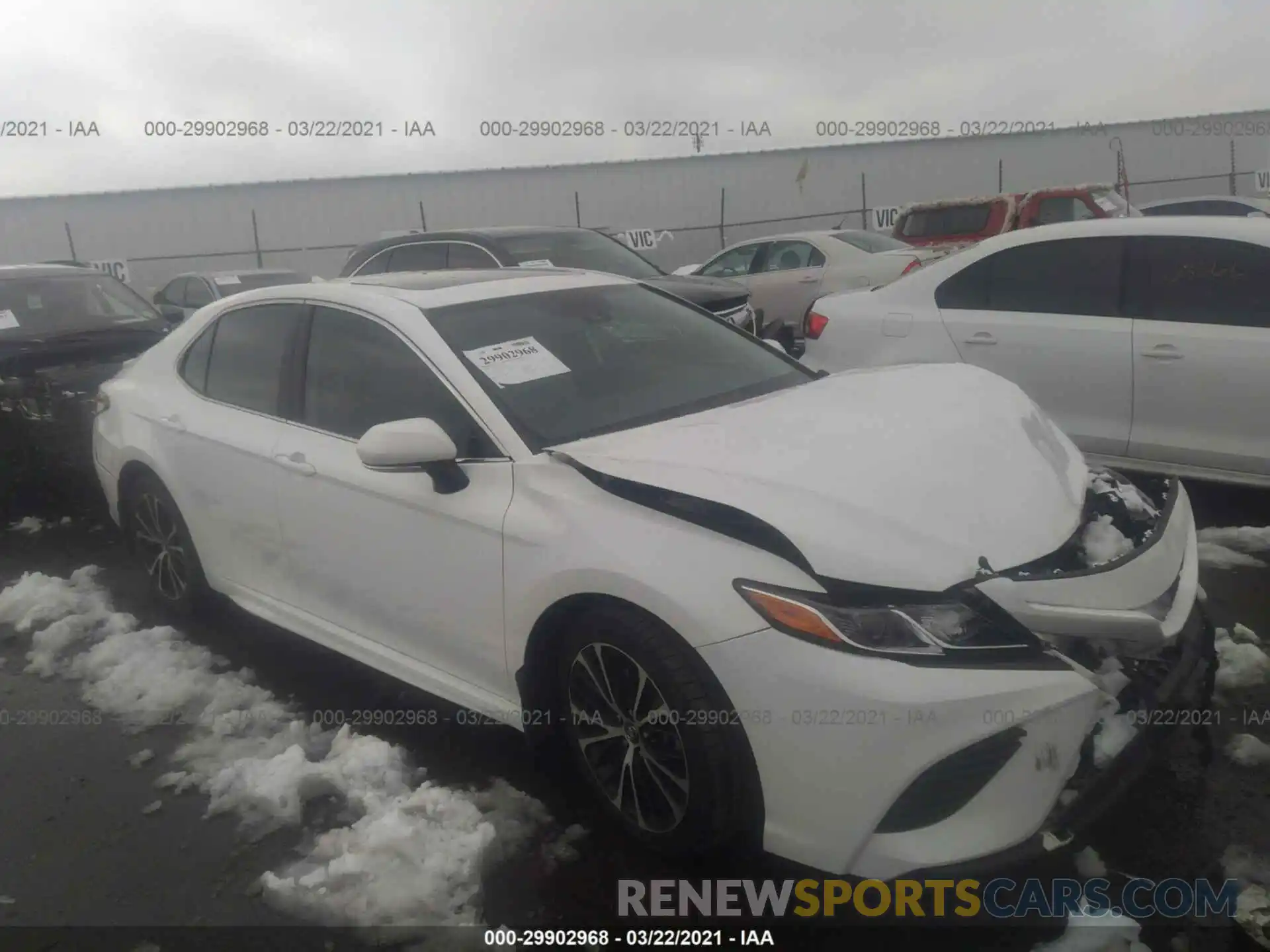 1 Photograph of a damaged car 4T1B11HK1KU690298 TOYOTA CAMRY 2019