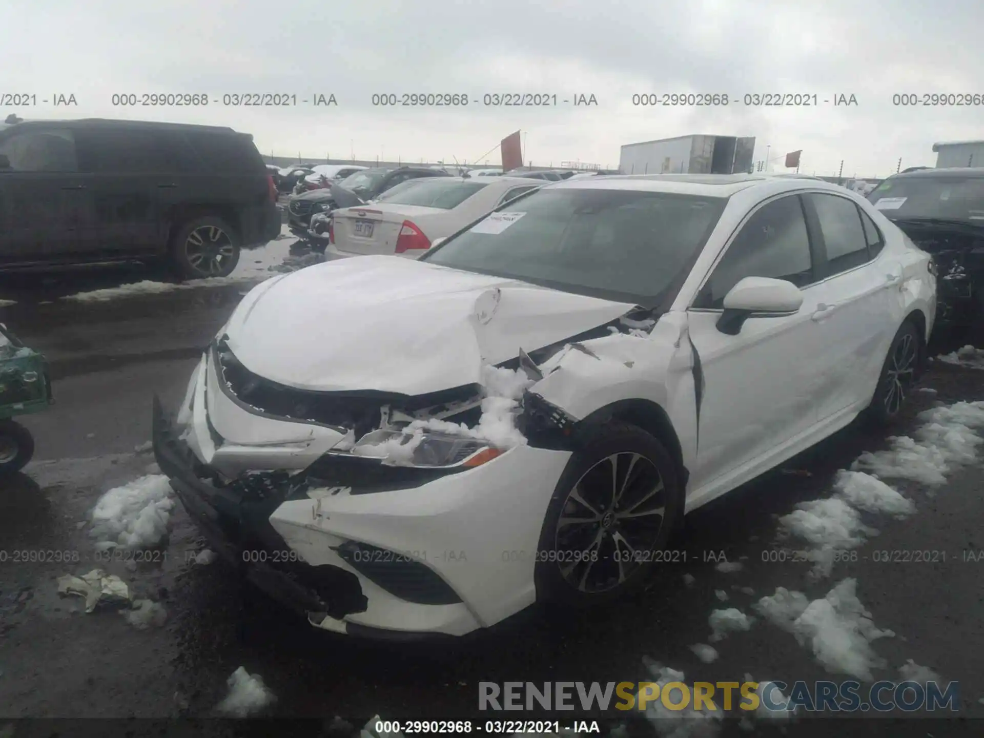 2 Photograph of a damaged car 4T1B11HK1KU690298 TOYOTA CAMRY 2019