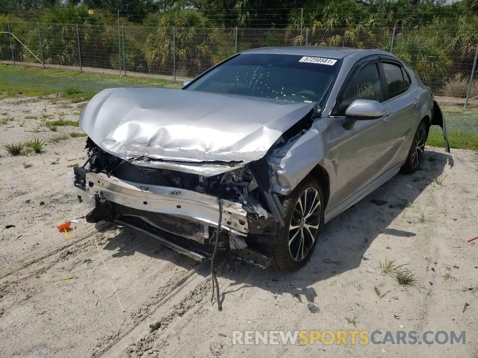 2 Photograph of a damaged car 4T1B11HK1KU691239 TOYOTA CAMRY 2019