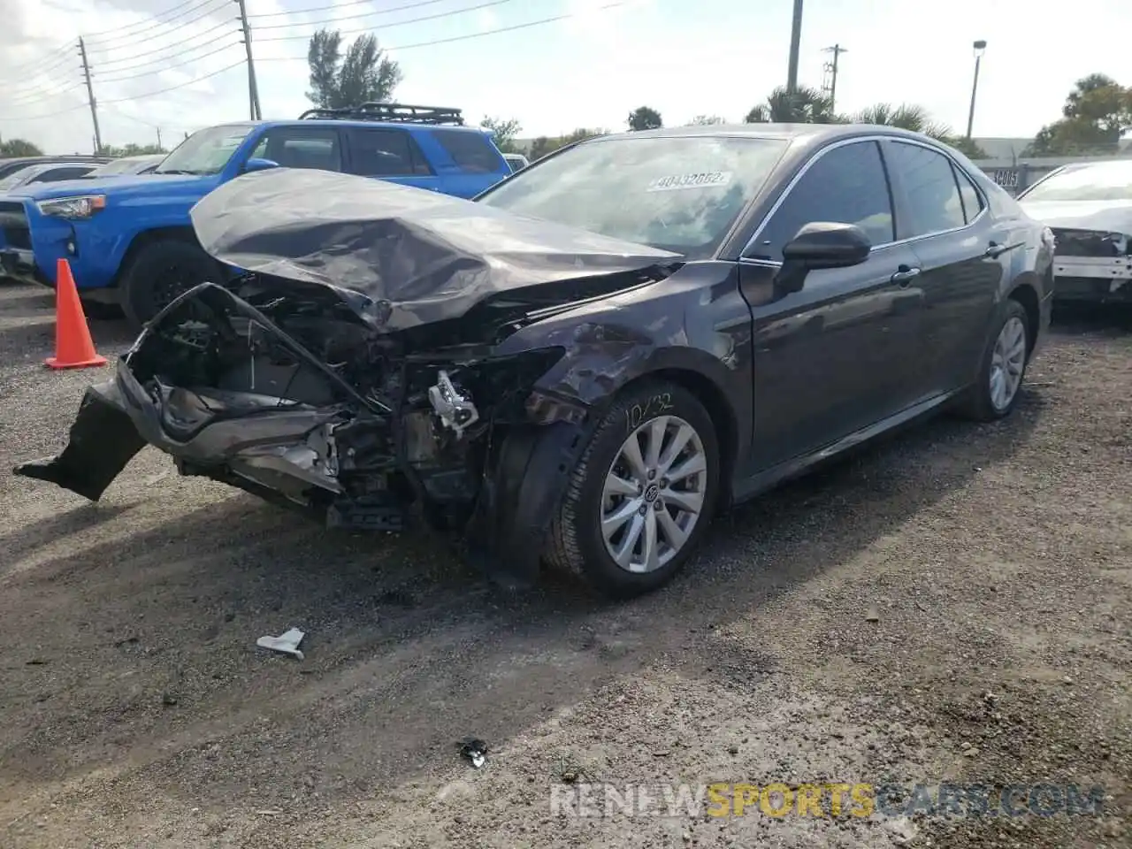 2 Photograph of a damaged car 4T1B11HK1KU692391 TOYOTA CAMRY 2019