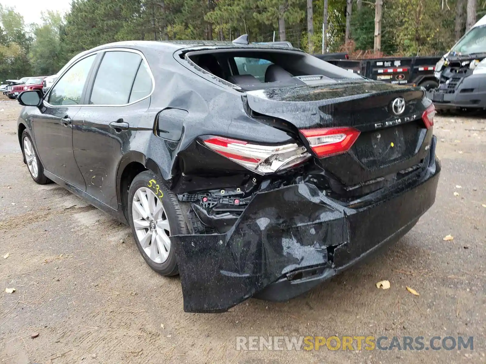 3 Photograph of a damaged car 4T1B11HK1KU694190 TOYOTA CAMRY 2019