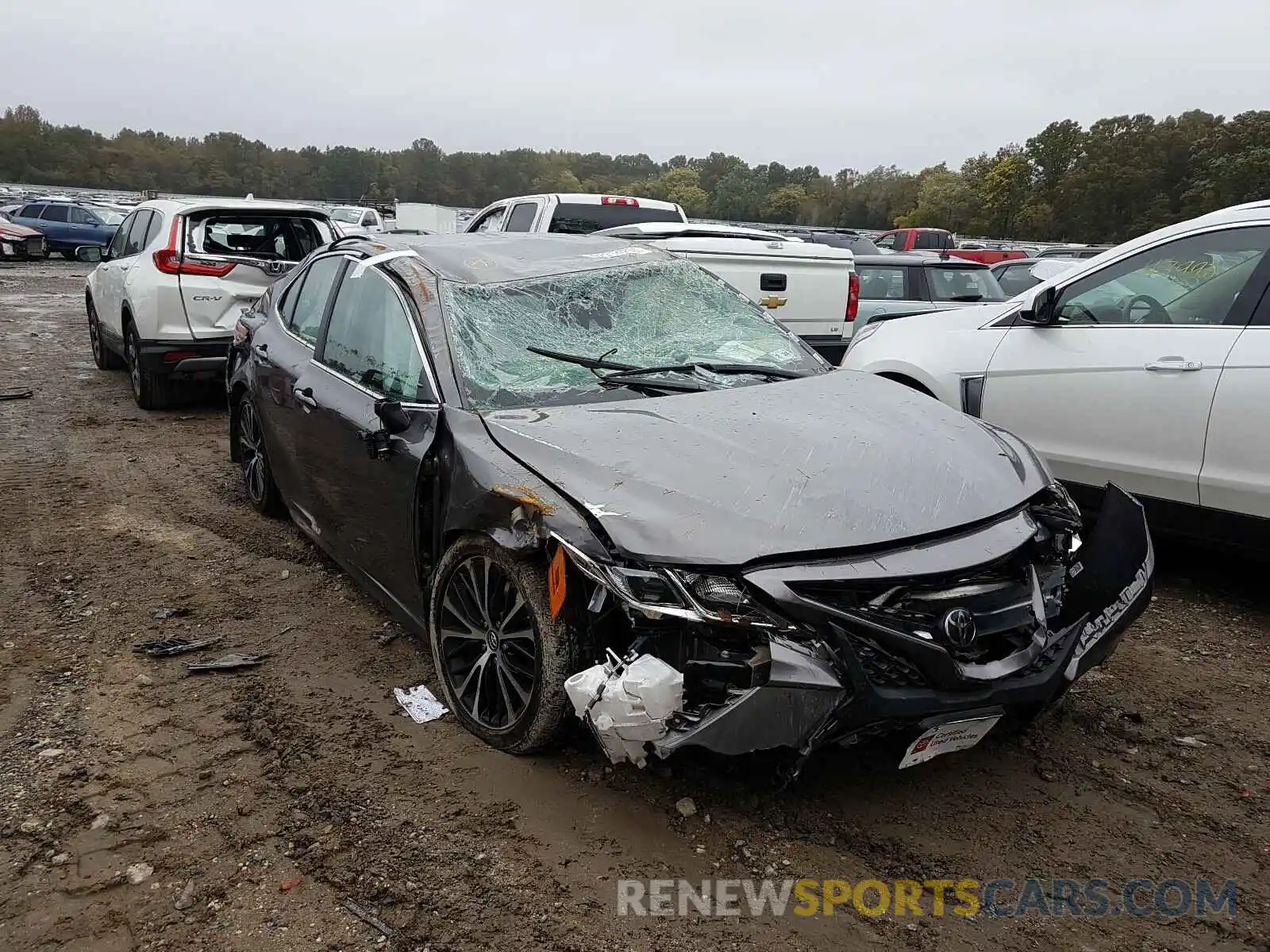 1 Photograph of a damaged car 4T1B11HK1KU695601 TOYOTA CAMRY 2019