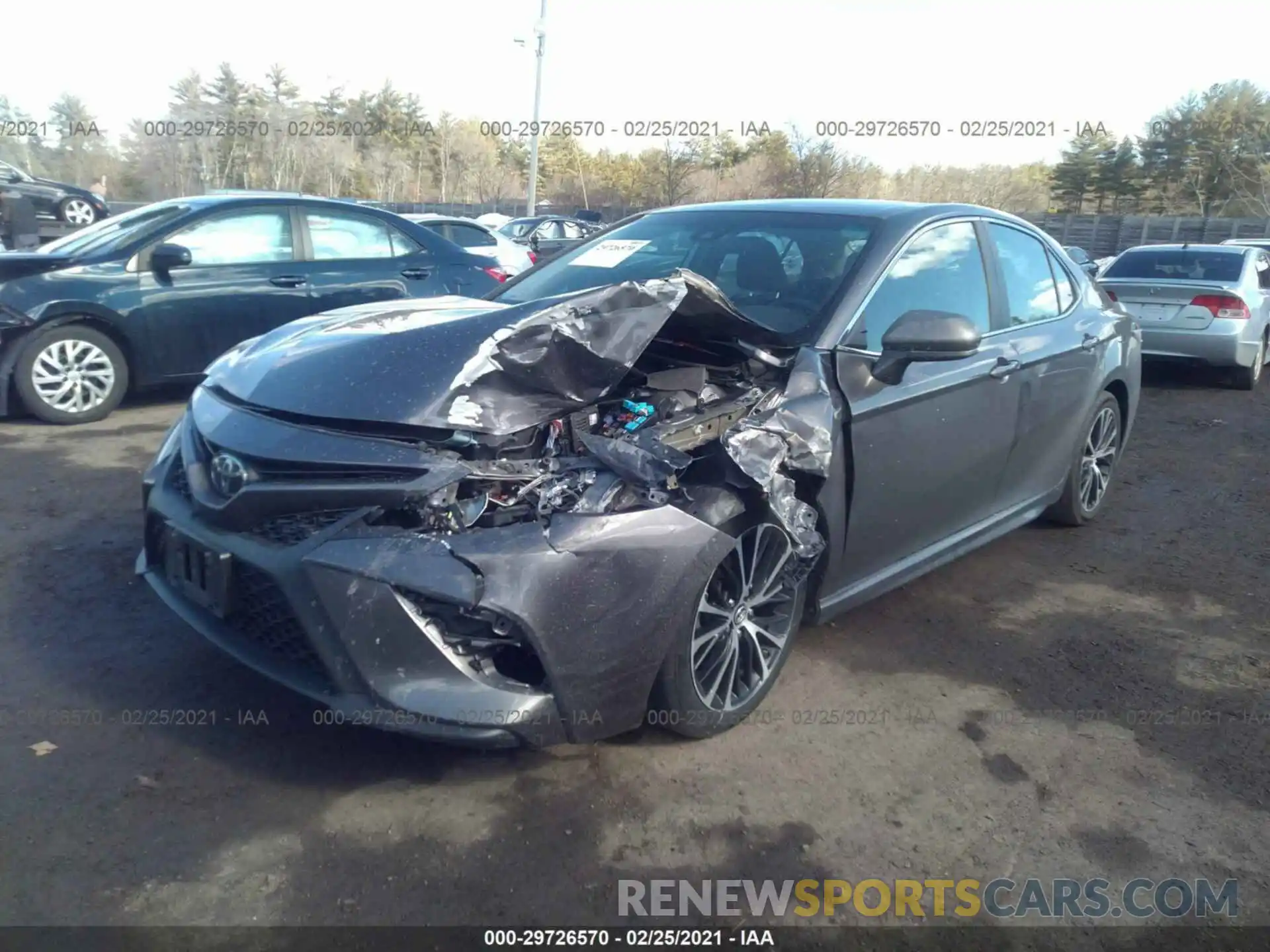 2 Photograph of a damaged car 4T1B11HK1KU697350 TOYOTA CAMRY 2019