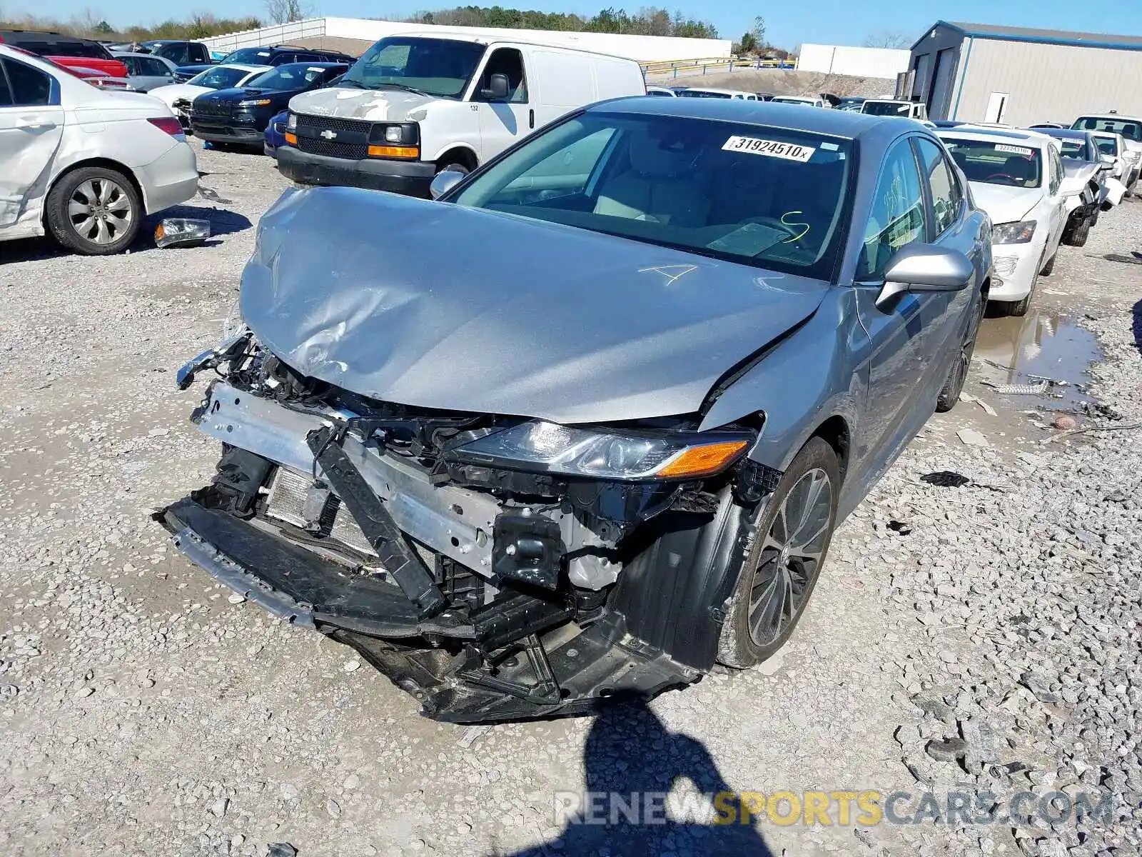 2 Photograph of a damaged car 4T1B11HK1KU697705 TOYOTA CAMRY 2019