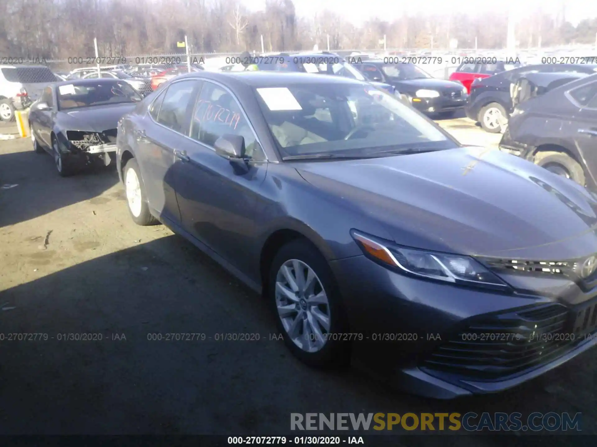 1 Photograph of a damaged car 4T1B11HK1KU698109 TOYOTA CAMRY 2019