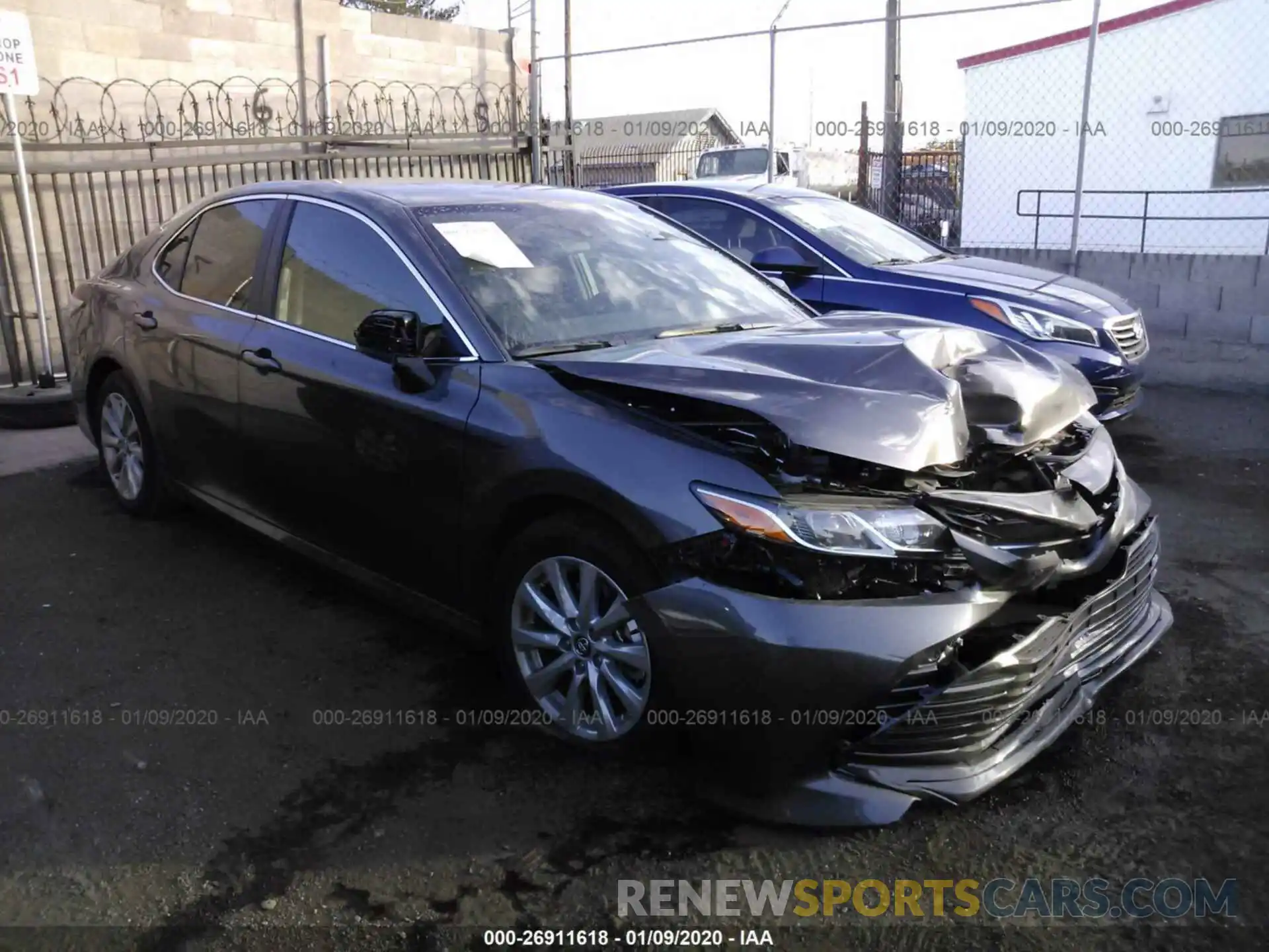 1 Photograph of a damaged car 4T1B11HK1KU698238 TOYOTA CAMRY 2019