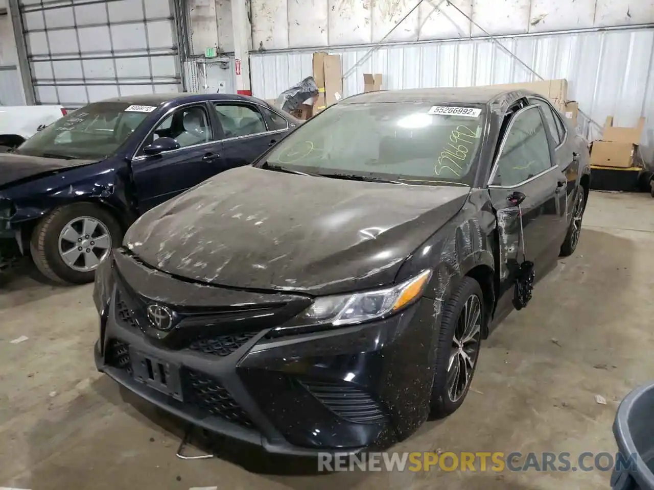 2 Photograph of a damaged car 4T1B11HK1KU698403 TOYOTA CAMRY 2019