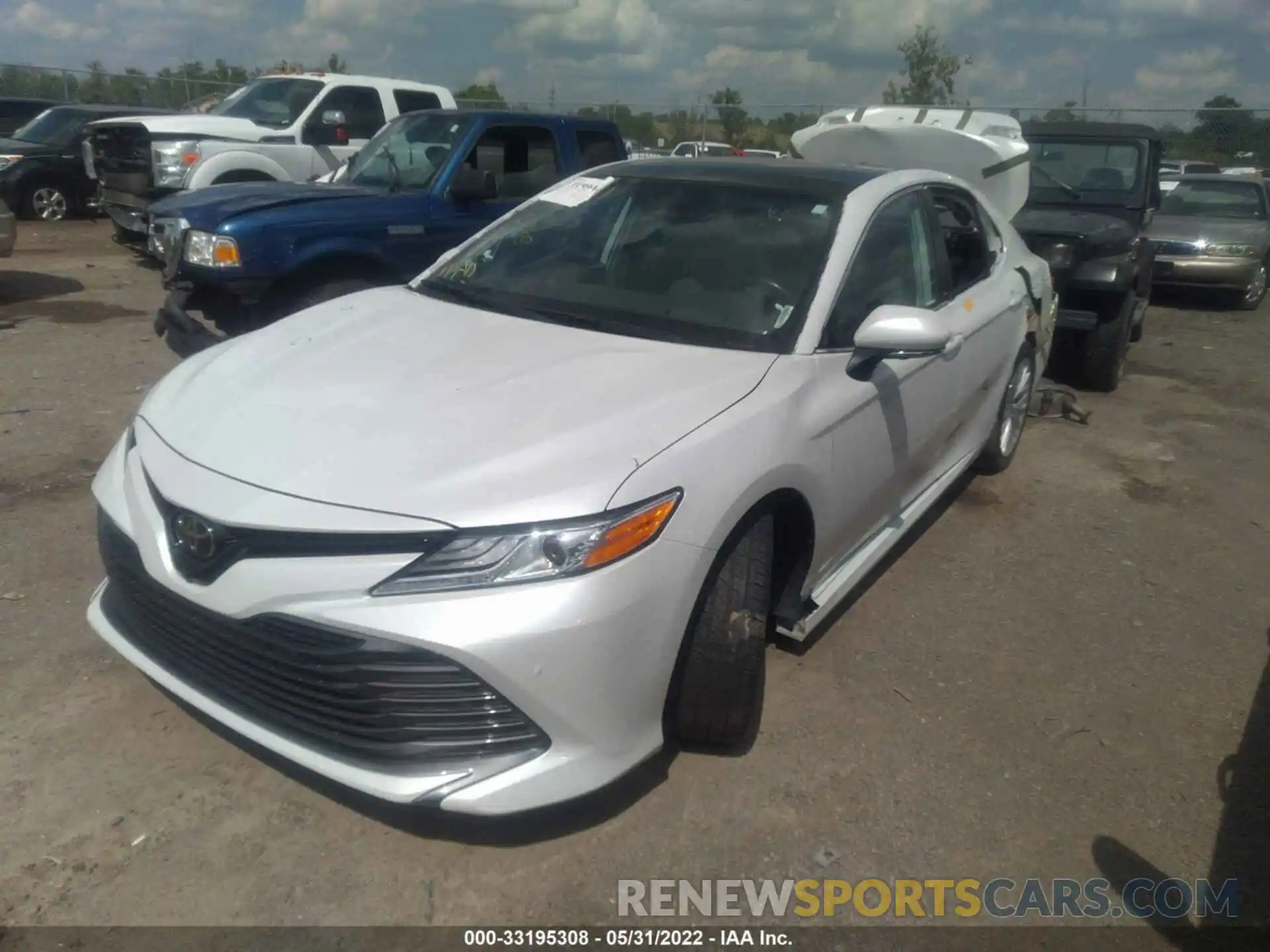 2 Photograph of a damaged car 4T1B11HK1KU698725 TOYOTA CAMRY 2019